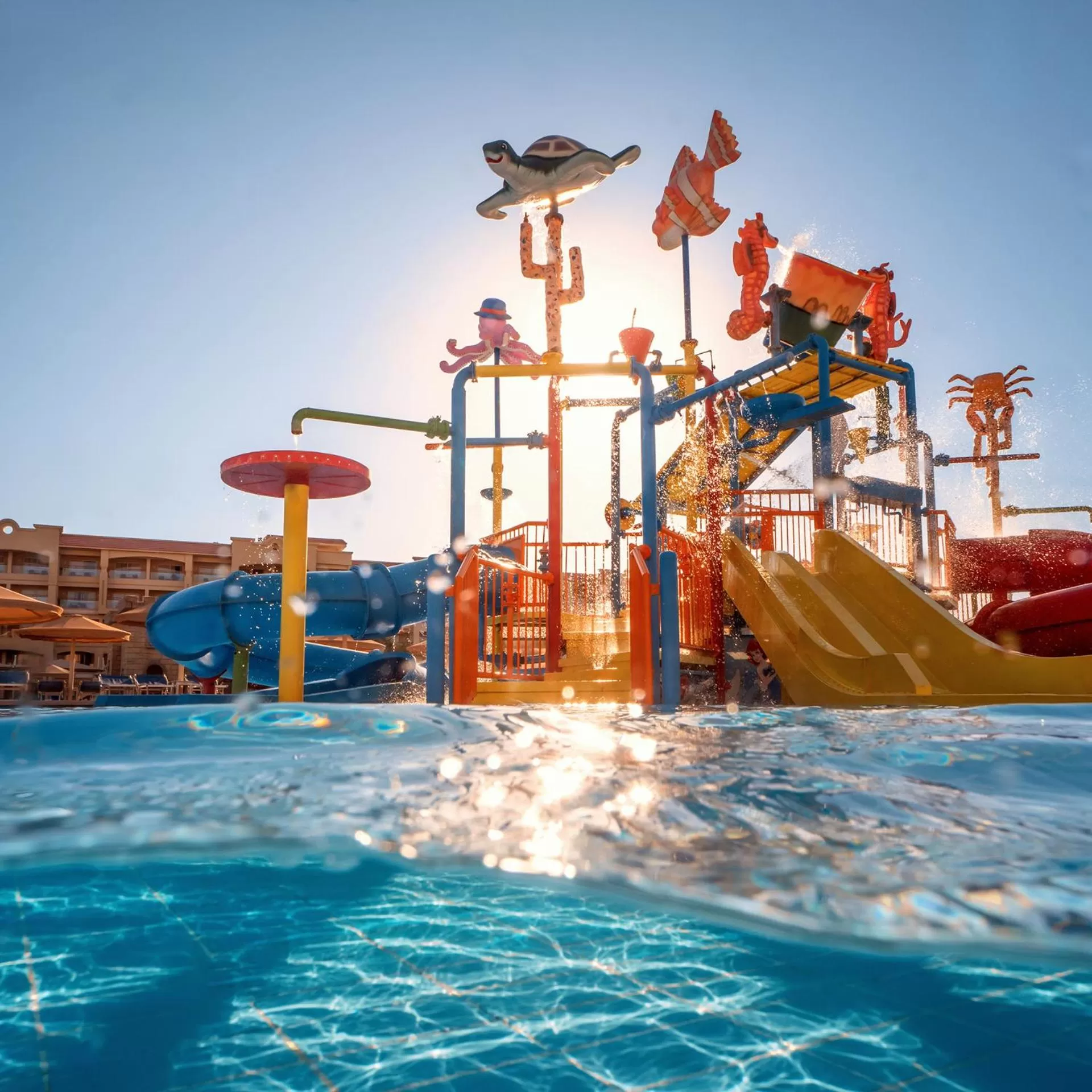 Aqua park in Pickalbatros White Beach Resort - Hurghada