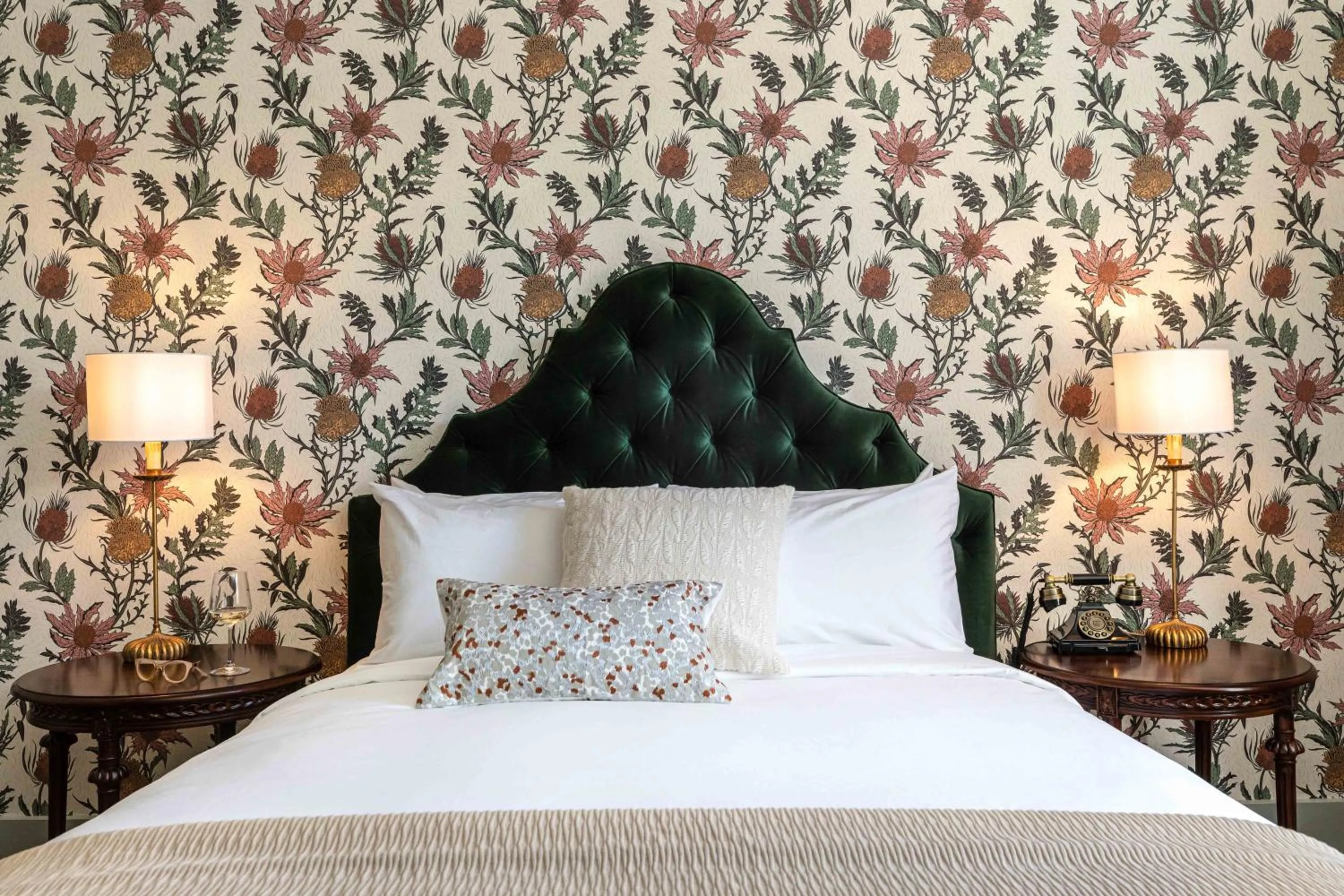 Bed in National Exchange Hotel