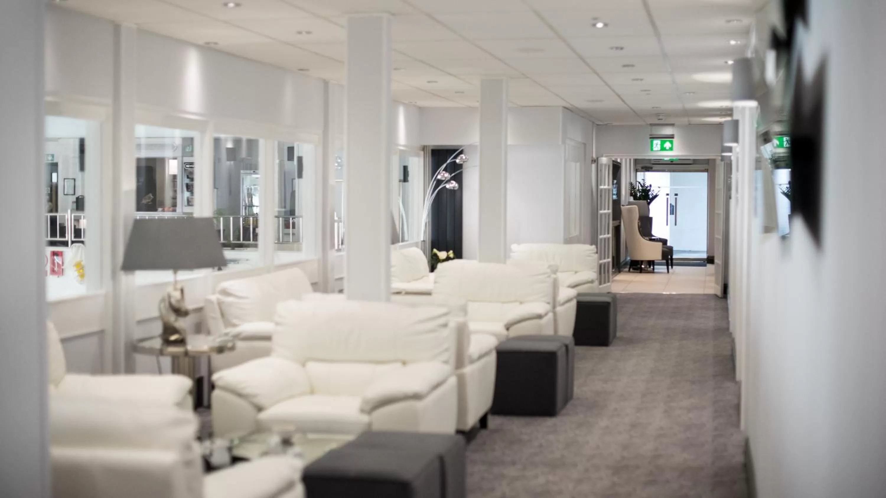 Lobby or reception in The Barnstaple Hotel