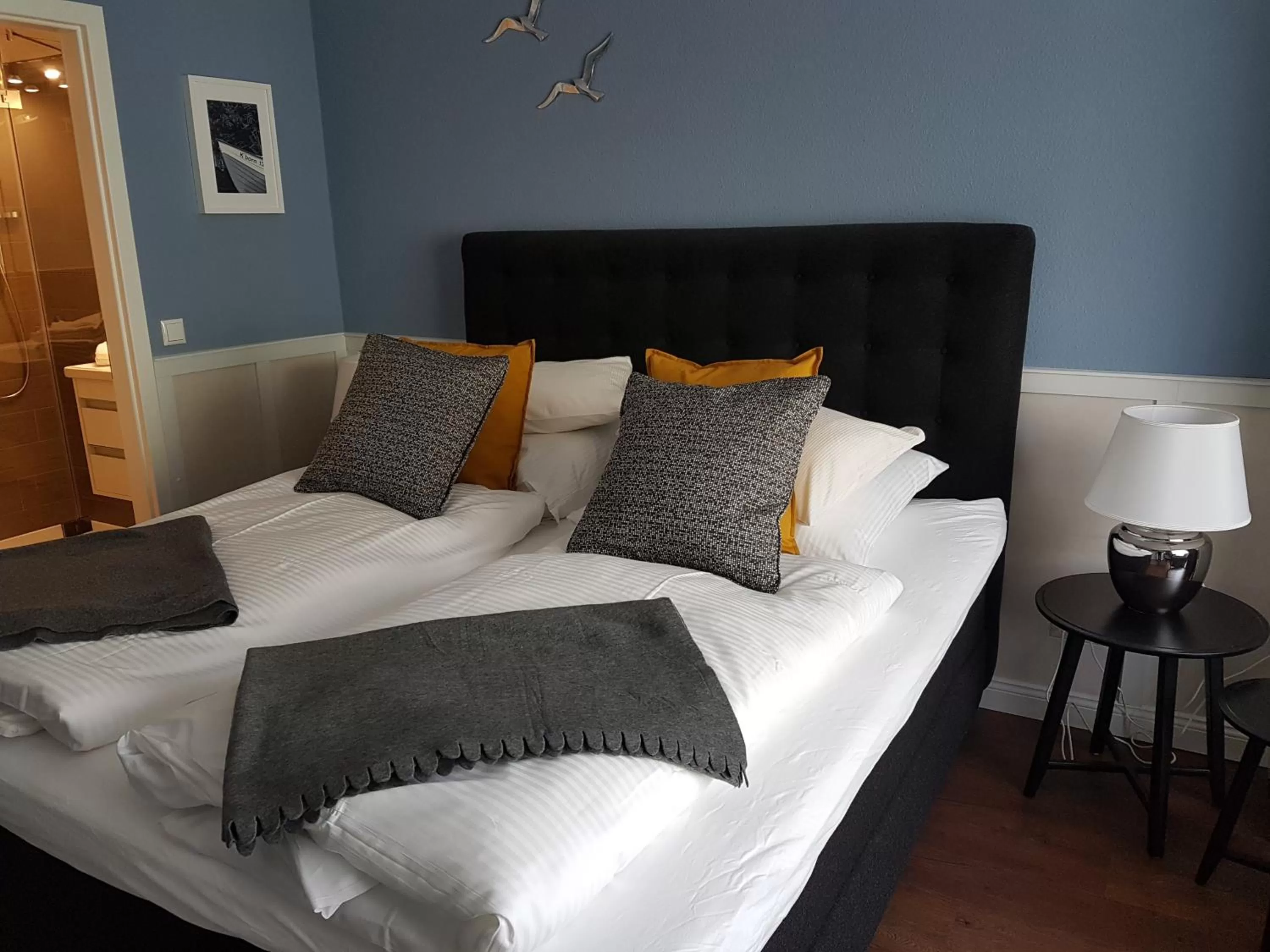 Bed in Hotel Rosenhof