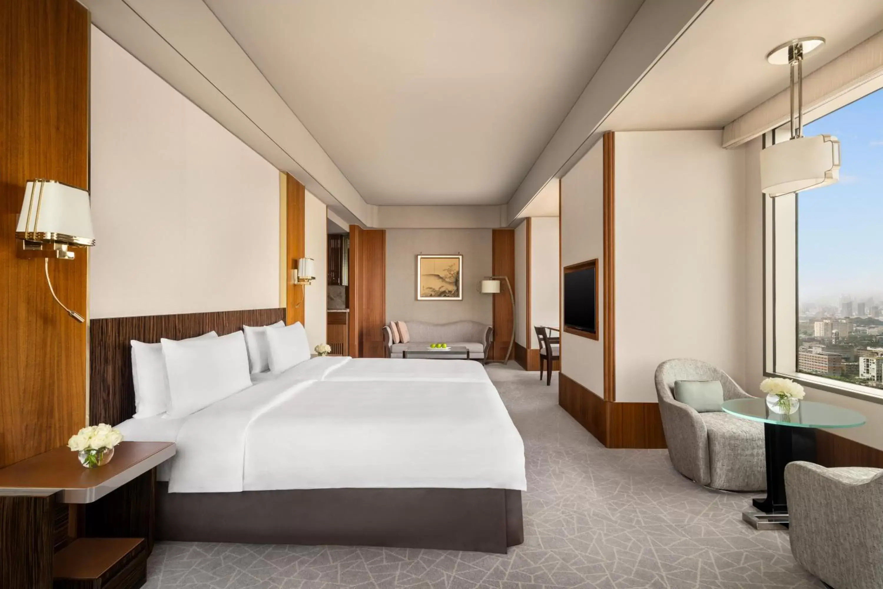 Premier Twin Room in Shangri-La Far Eastern, Taipei Premier Twin Room in Shangri-La Far Eastern, Taipei