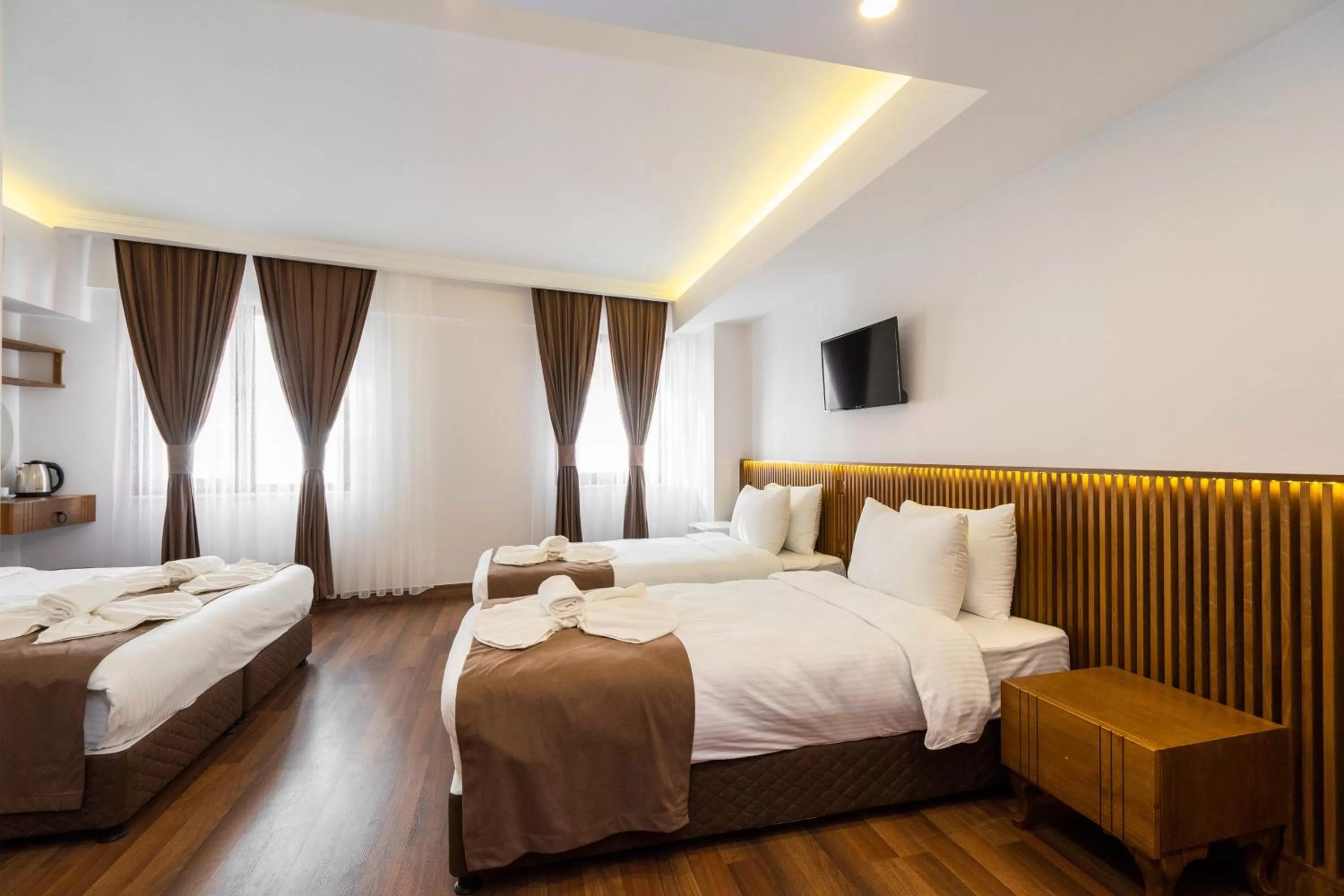 Bed in Castillo Rojo Hotel Istanbul