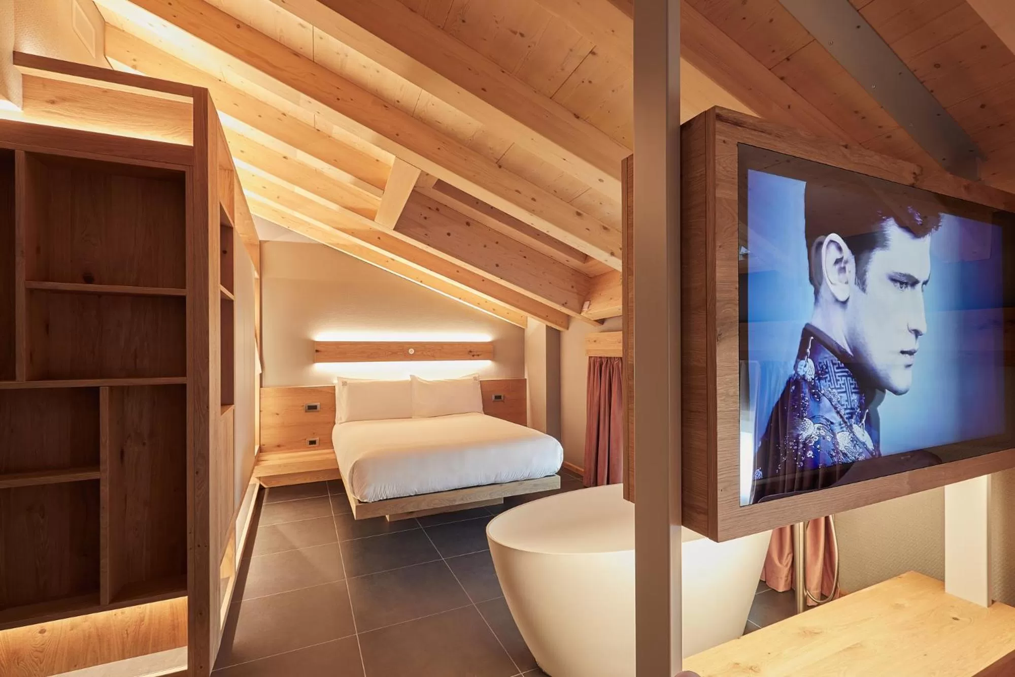 Bedroom, Bed in Dimora Degli Dei