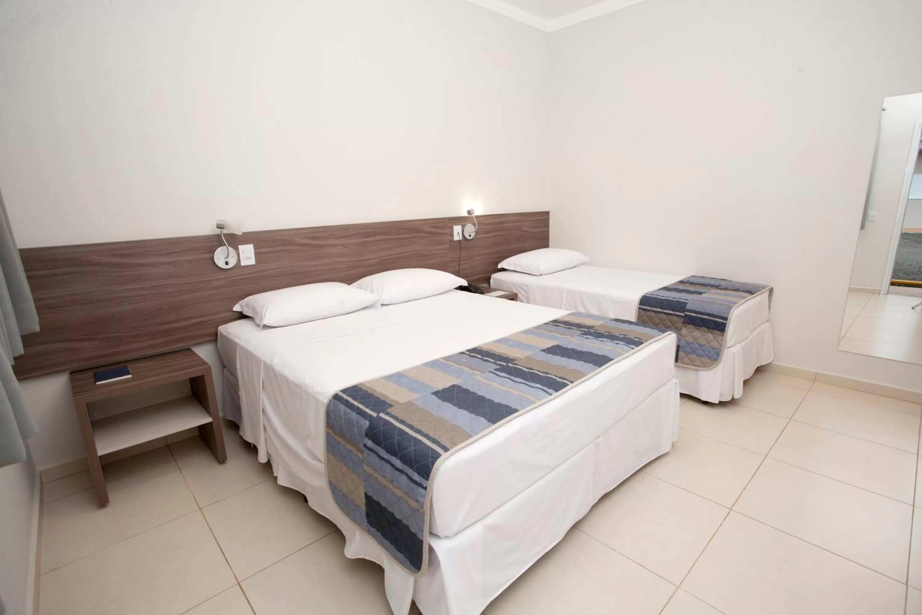Bed in Portal Hotel Mogi Mirim