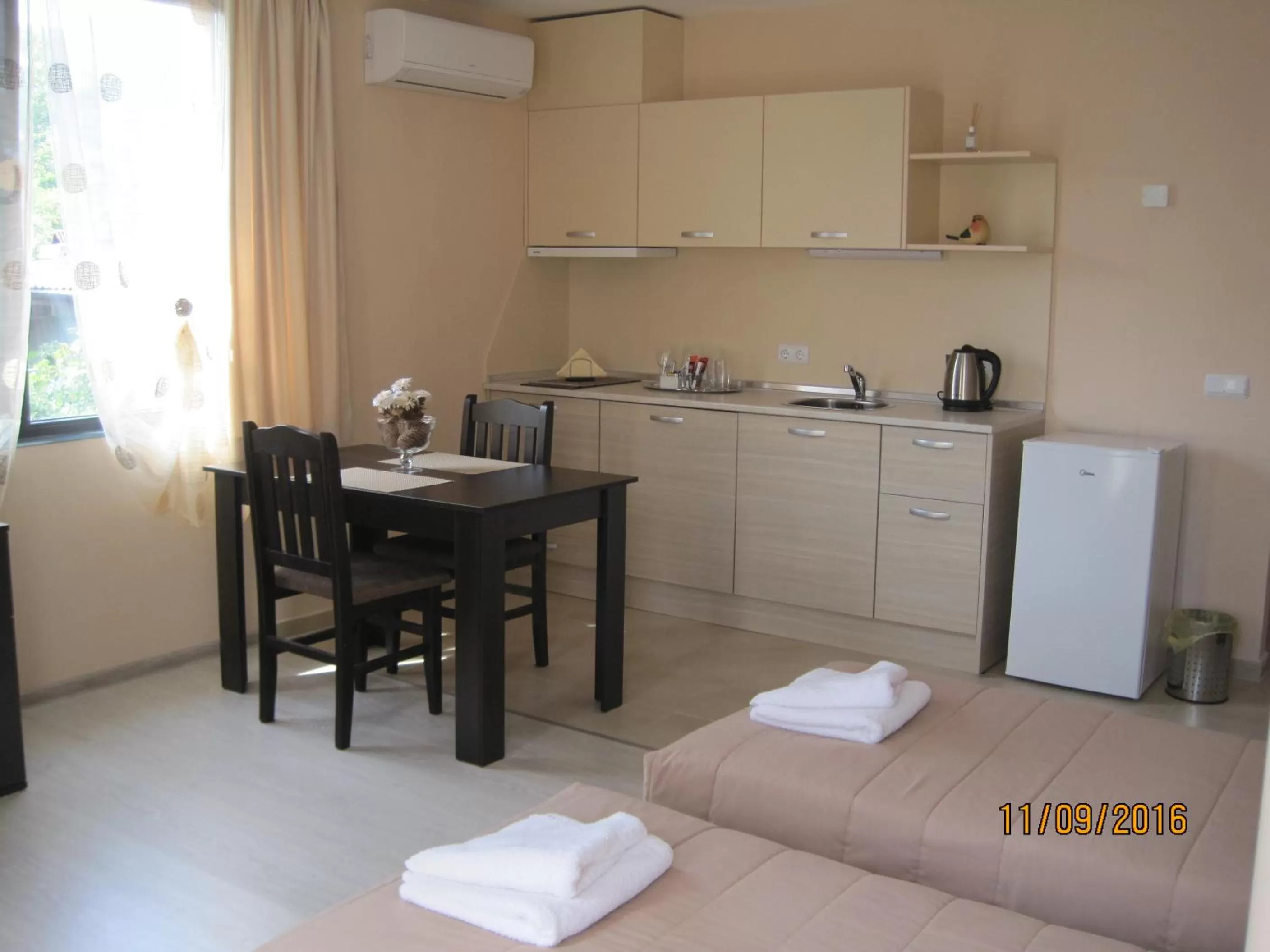 Coffee/tea facilities, Kitchen/Kitchenette in Apart Hotel Rosen