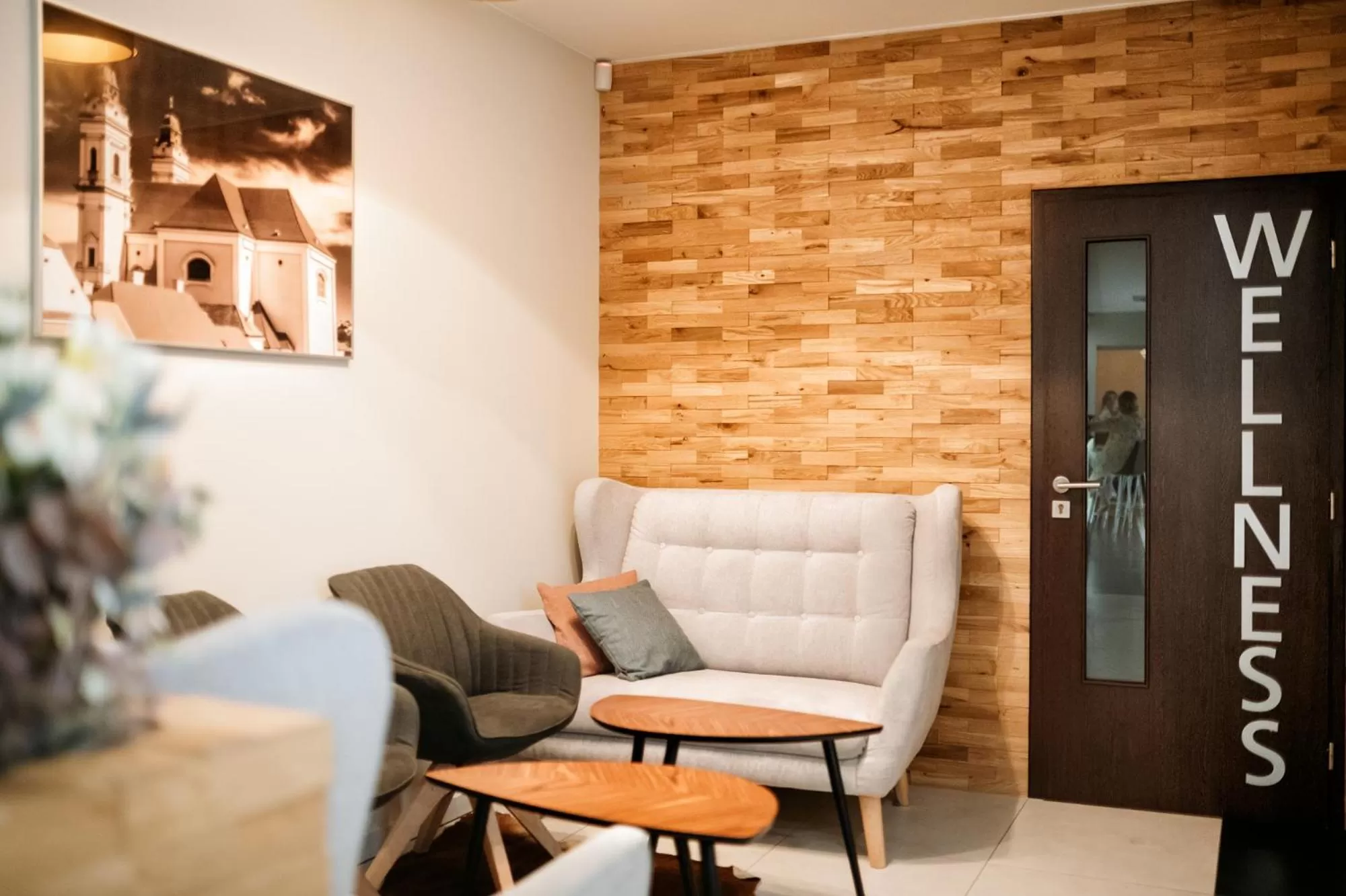 Seating area in Wine & Wellness hotel Besední dům