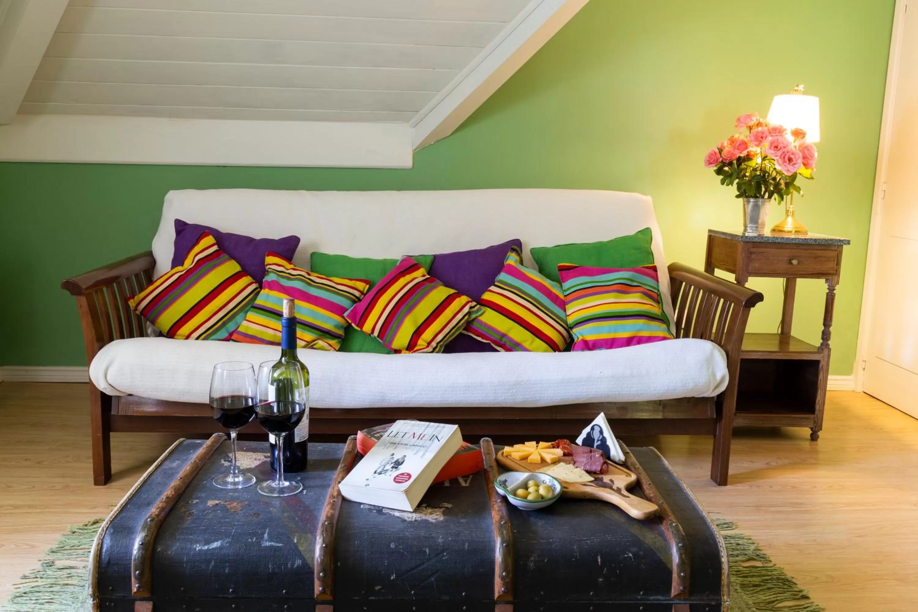 Seating area in Estancia Ave María