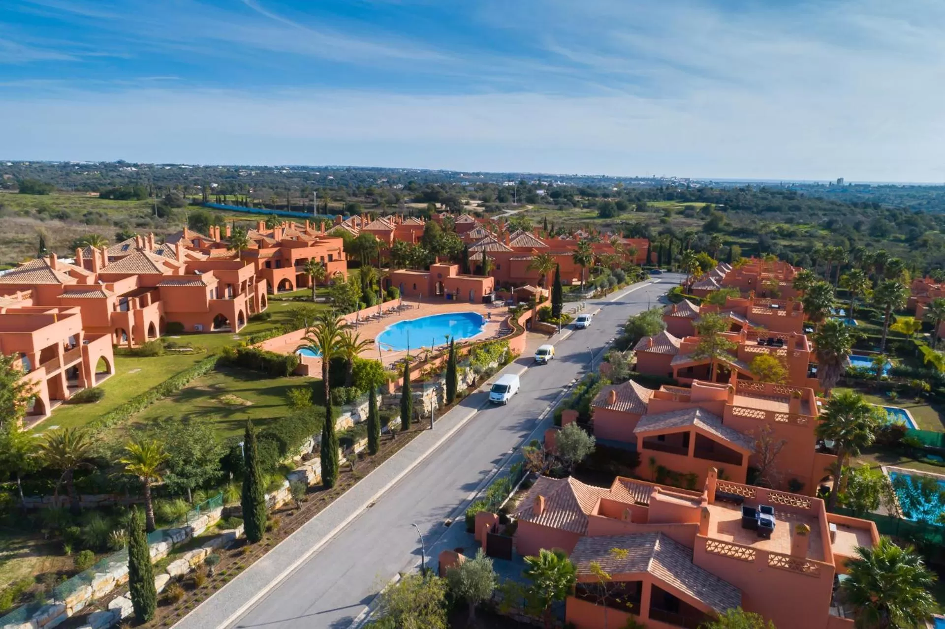 Bird's eye view in Amendoeira Golf Resort