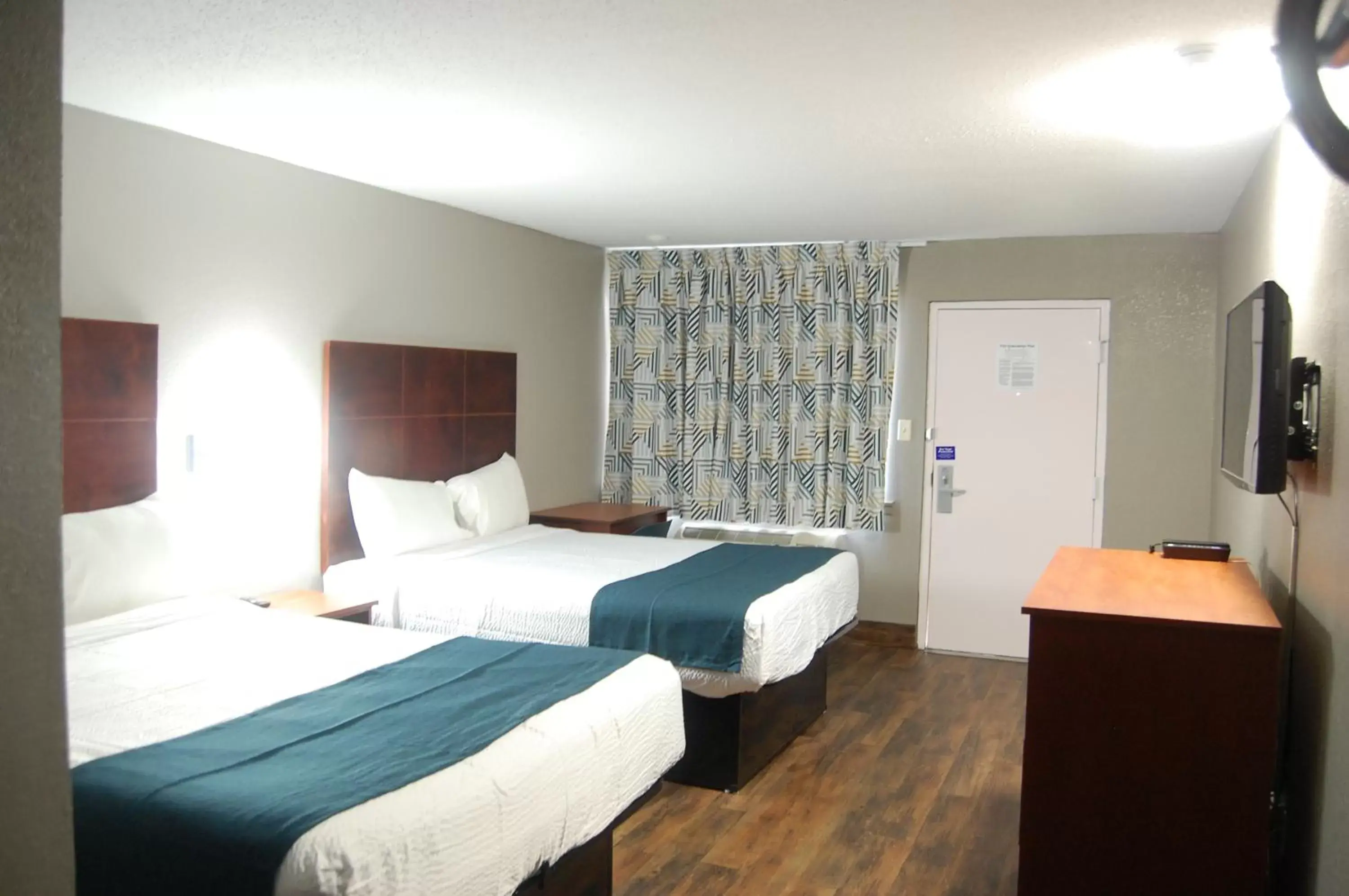 Queen Room with Two Queen Beds - single occupancy - Disability Access - Roll In Shower in Motel 6-Tupelo, MS - Downtown Queen Room with Two Queen Beds - single occupancy - Disability Access - Roll In Shower in Motel 6-Tupelo, MS - Downtown
