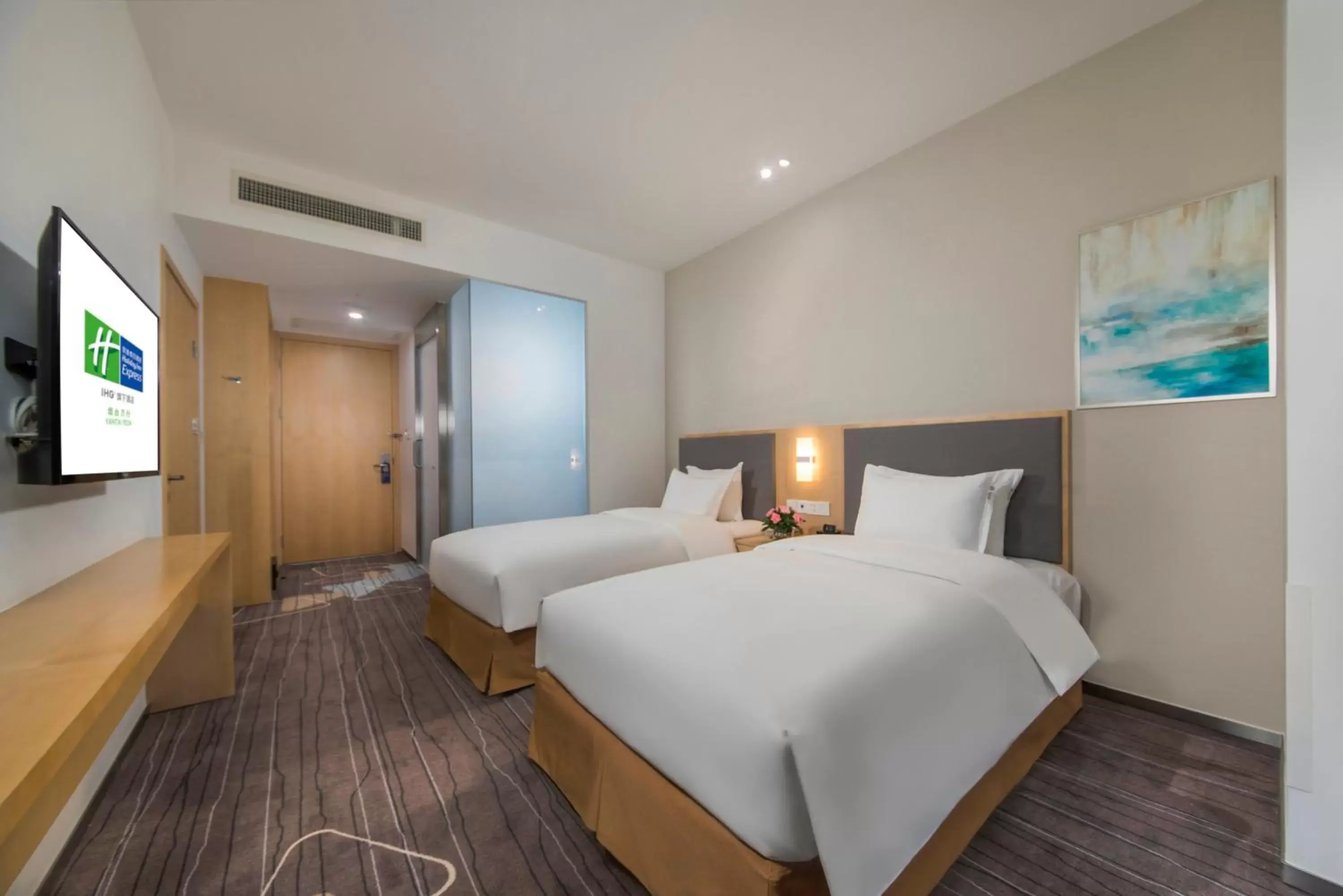Standard Twin Room - Accessible in Holiday Inn Express - Yantai YEDA by IHG Standard Twin Room - Accessible in Holiday Inn Express - Yantai YEDA by IHG