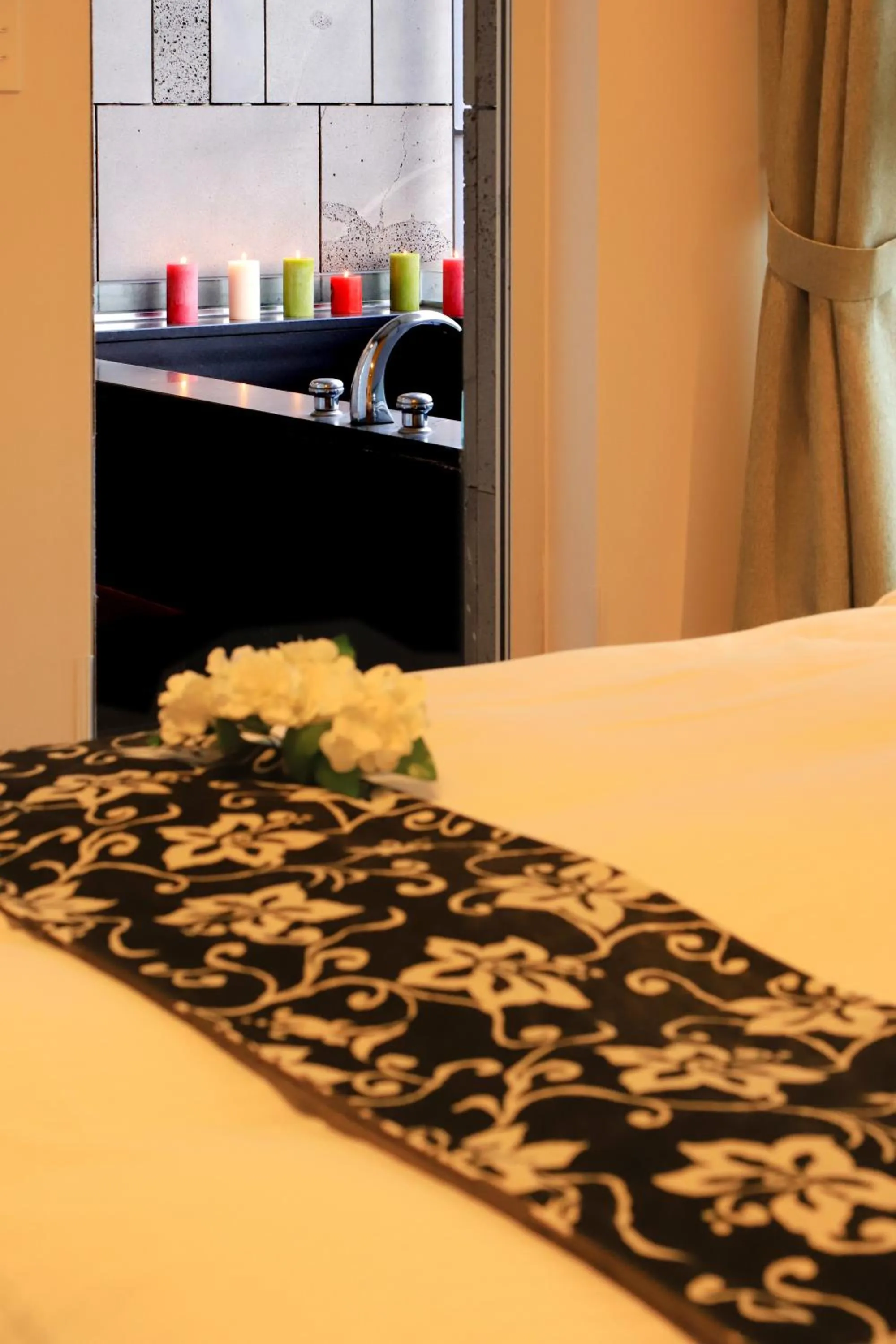 Bed in Y Resort Jeju