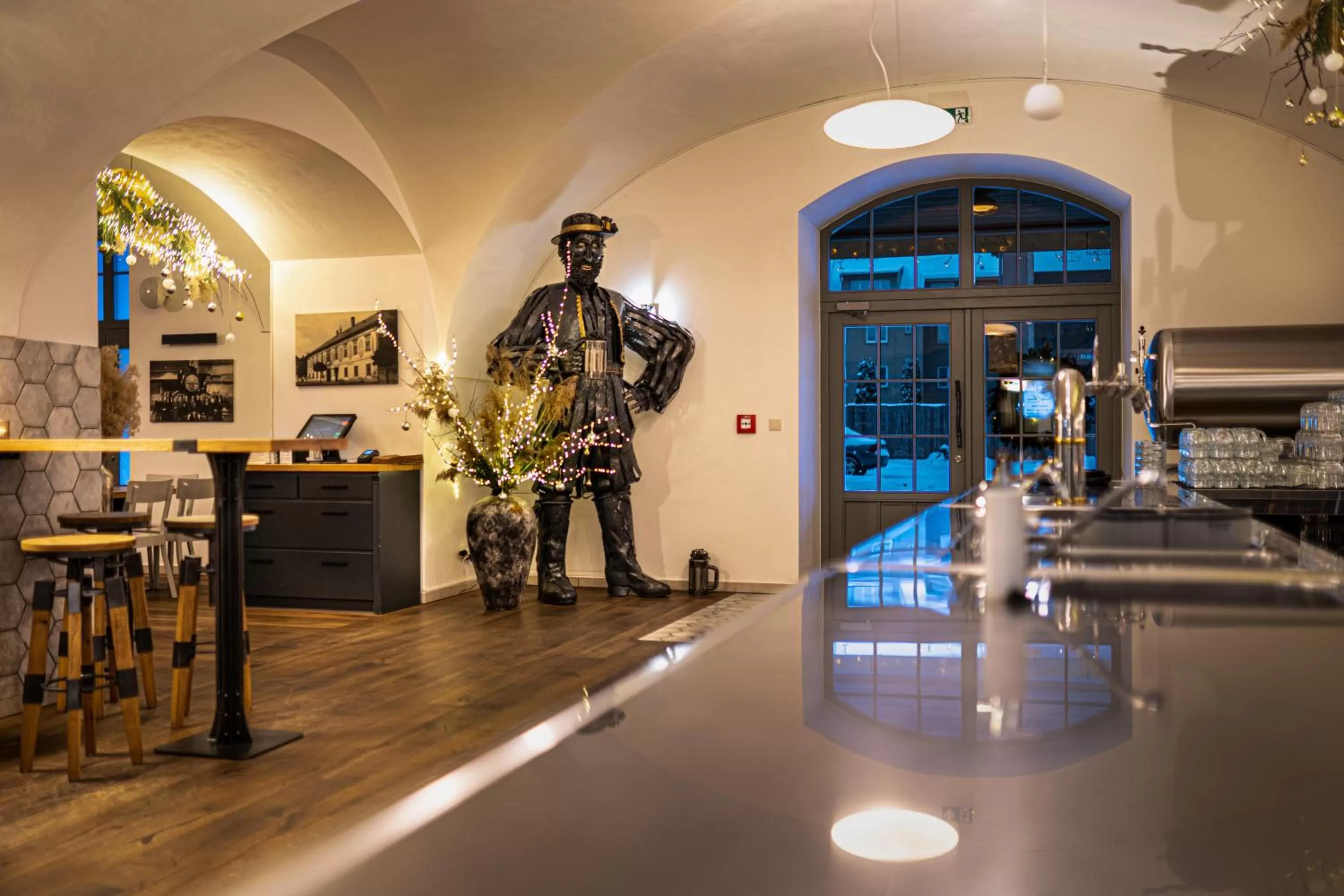 Restaurant/places to eat in Hotel Panský Pivovar