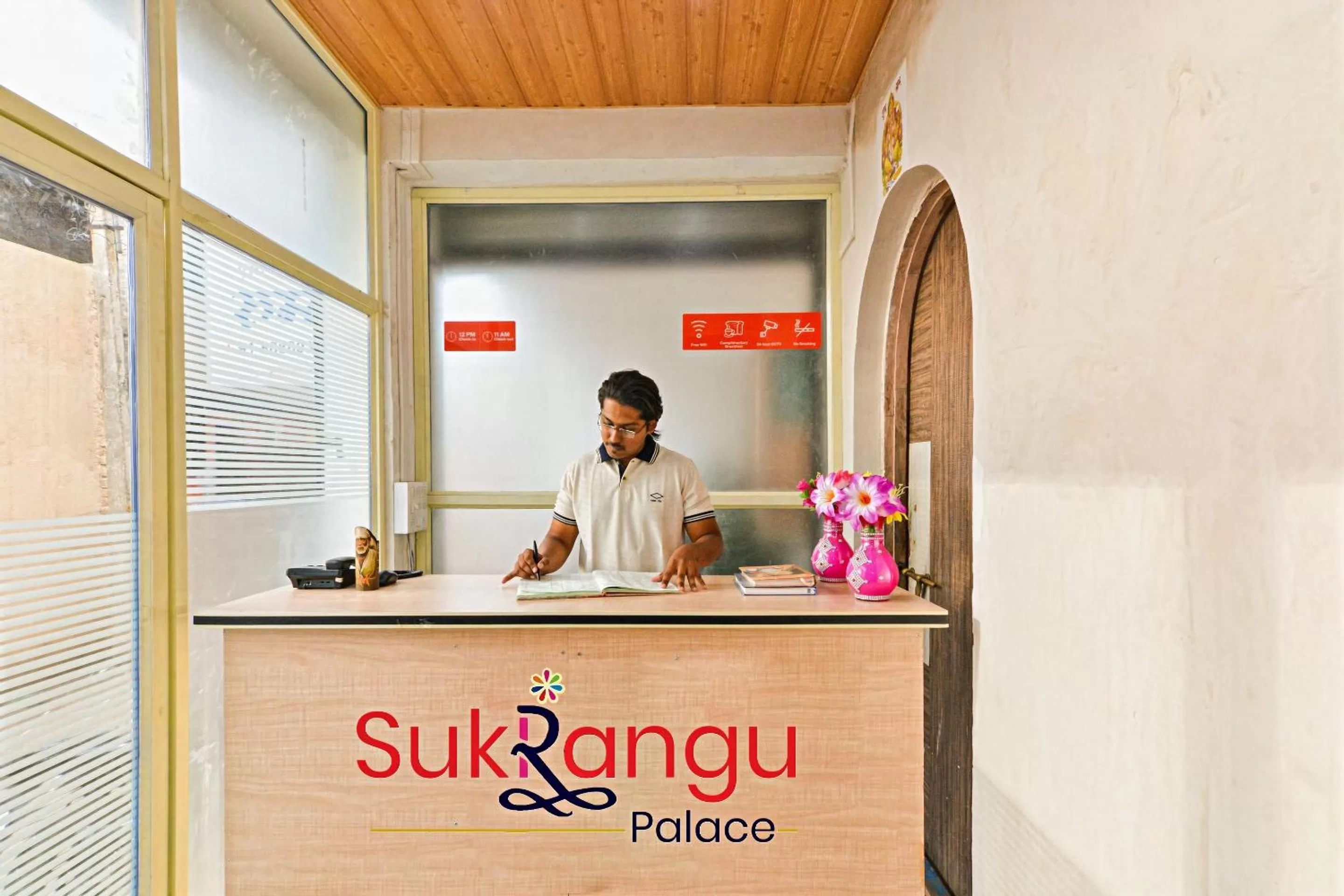 Lobby or reception in Sukrangu Palace