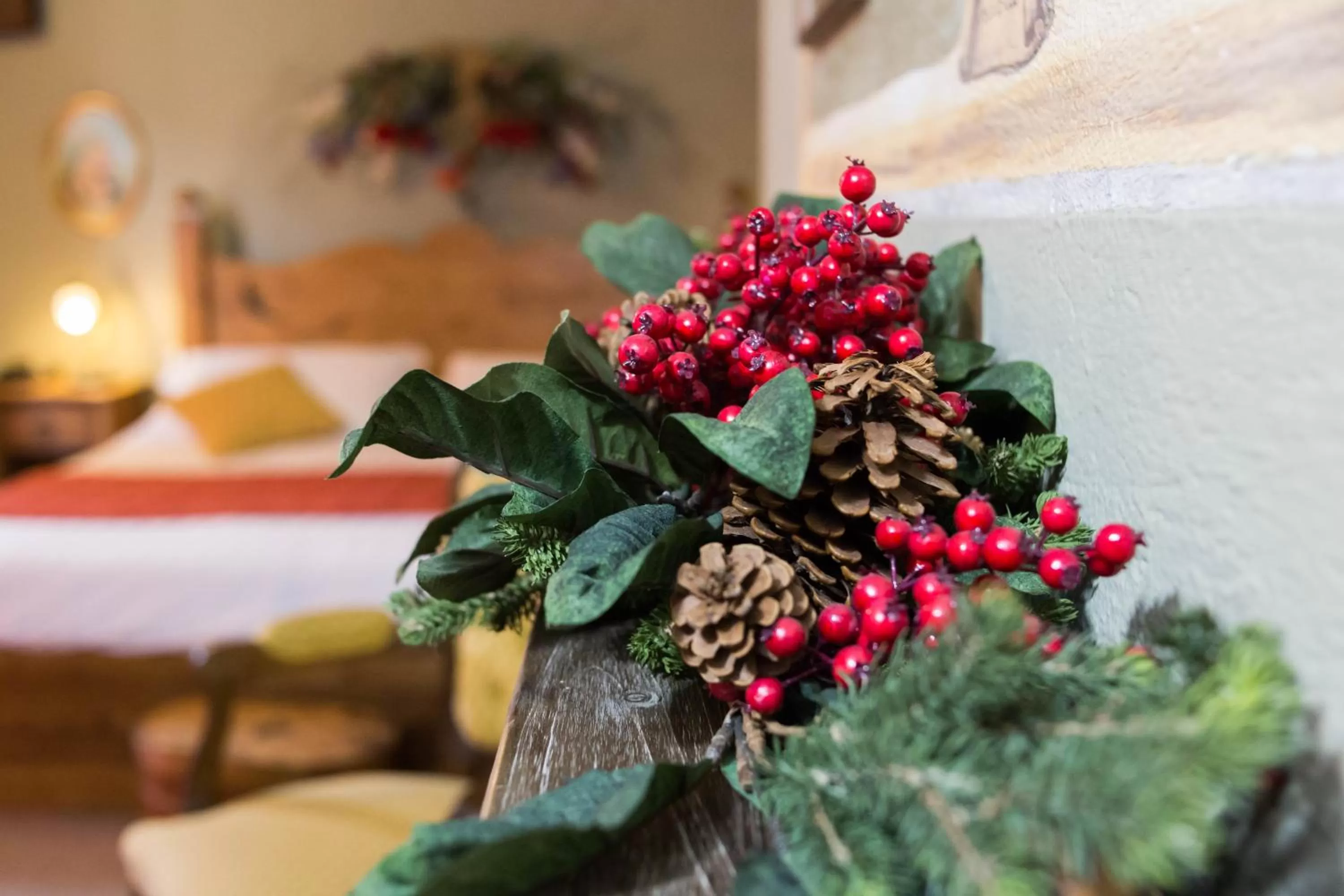 Decorative detail, Bed in Hotel Chalet La Meridiana
