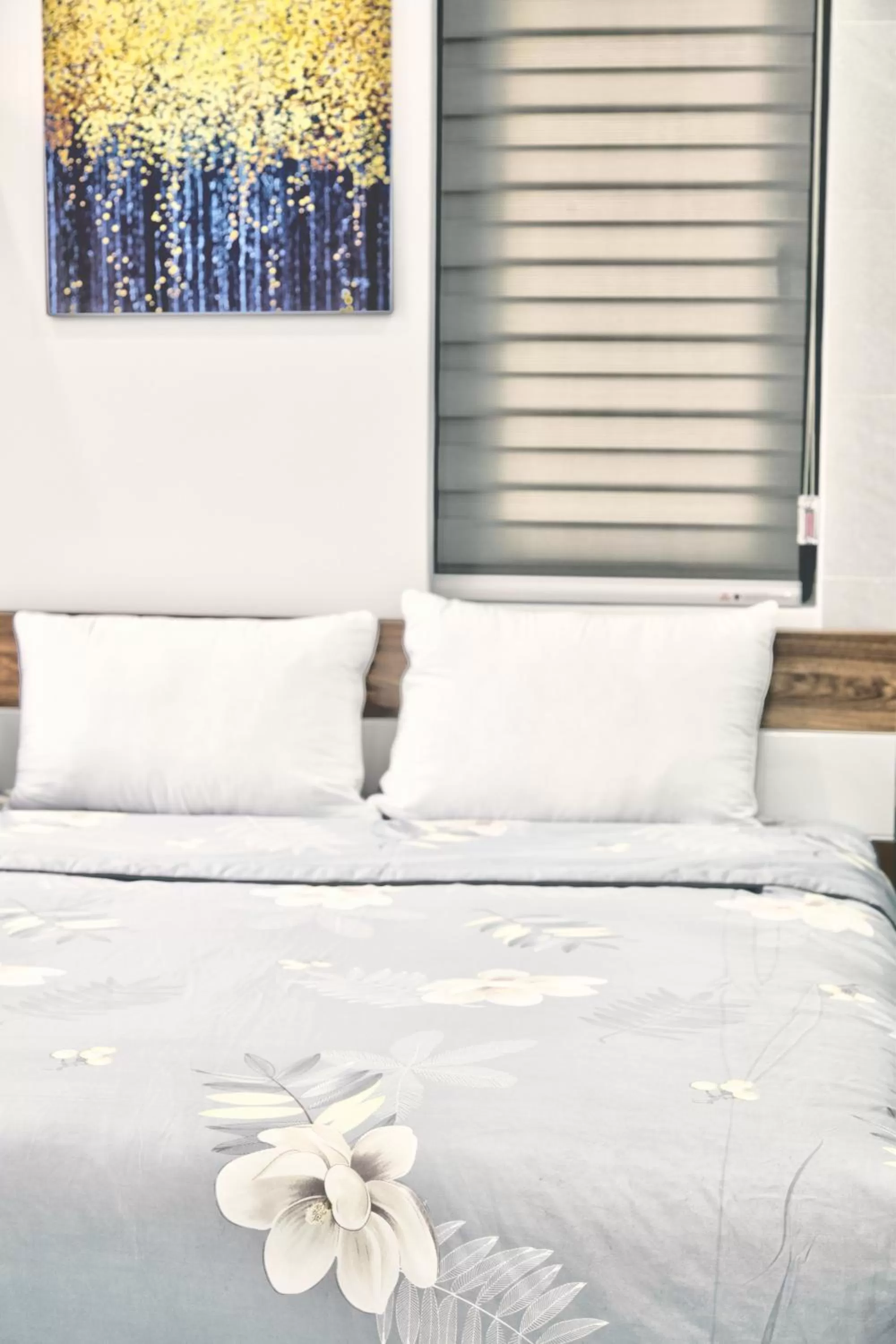 Bed in The Flamboyant #StayWork Vinhomes Marina