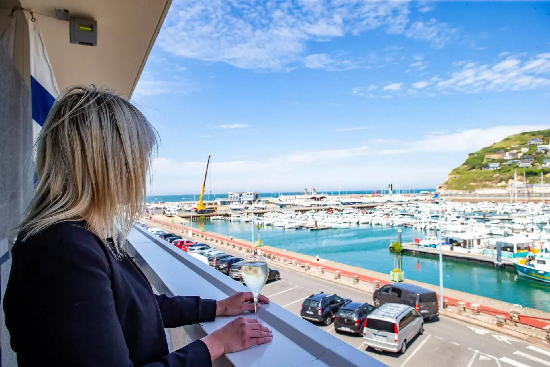 Superior Double Room with Sea View in Hotel Le Grand Pavois Superior Double Room with Sea View in Hotel Le Grand Pavois