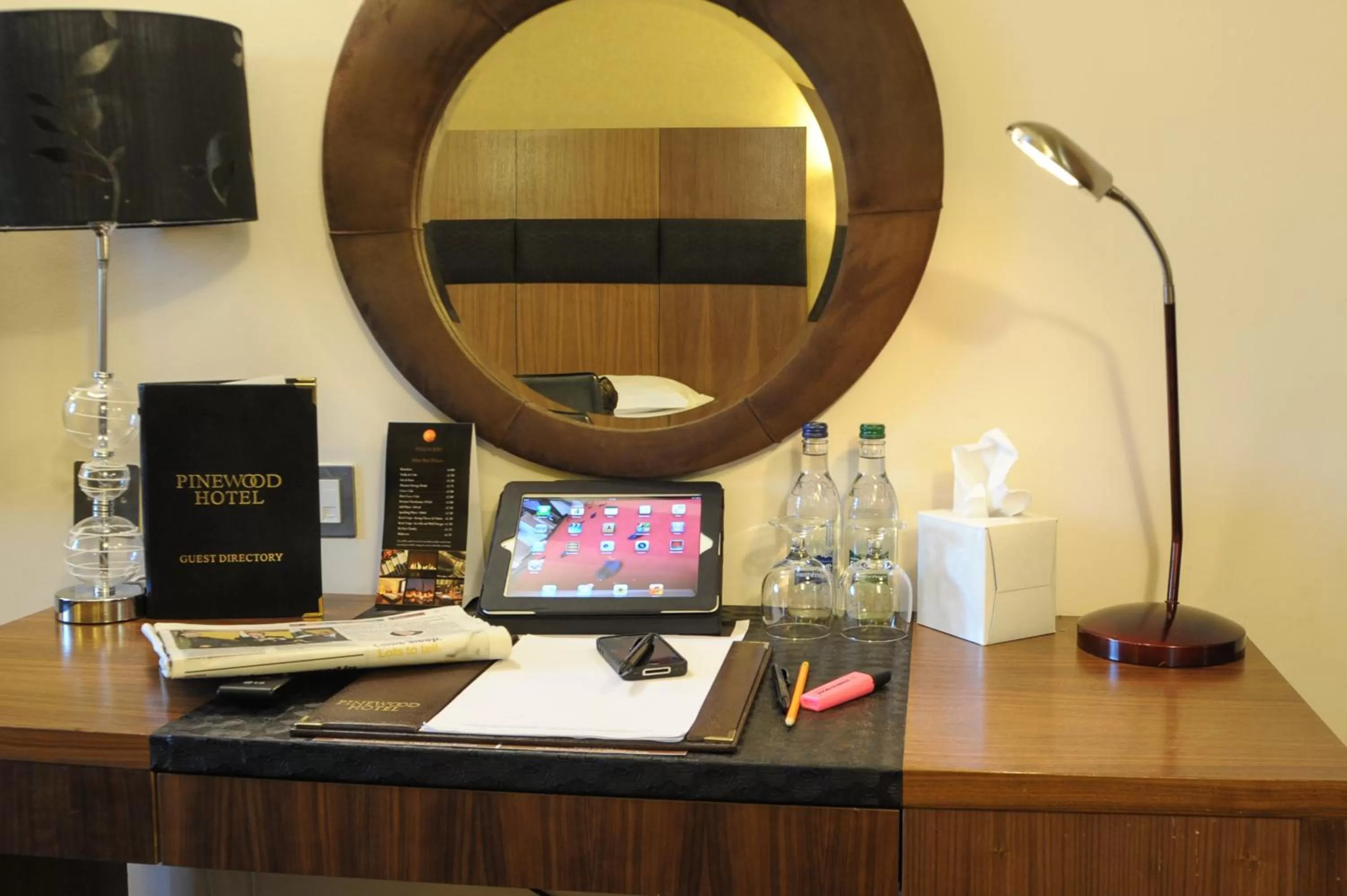 Seating area in The Pinewood Hotel