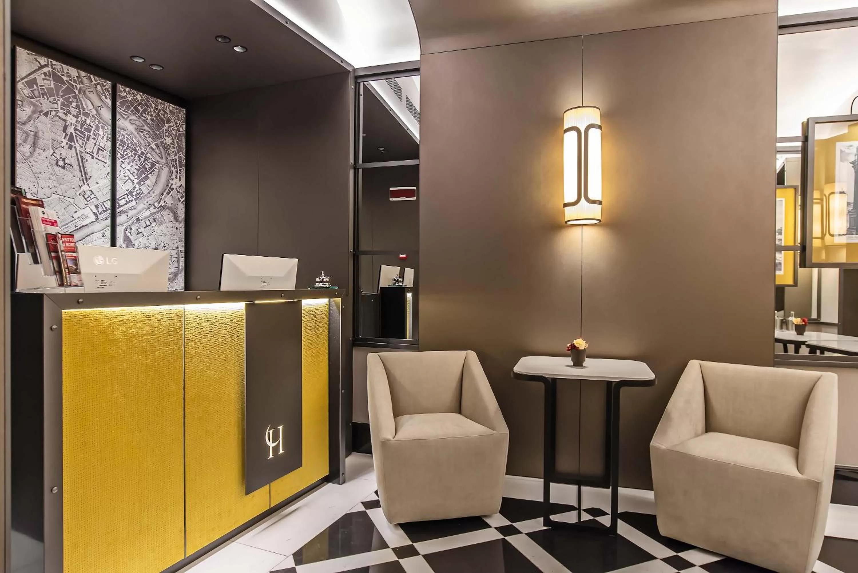 Lobby or reception in Hotel Lunetta