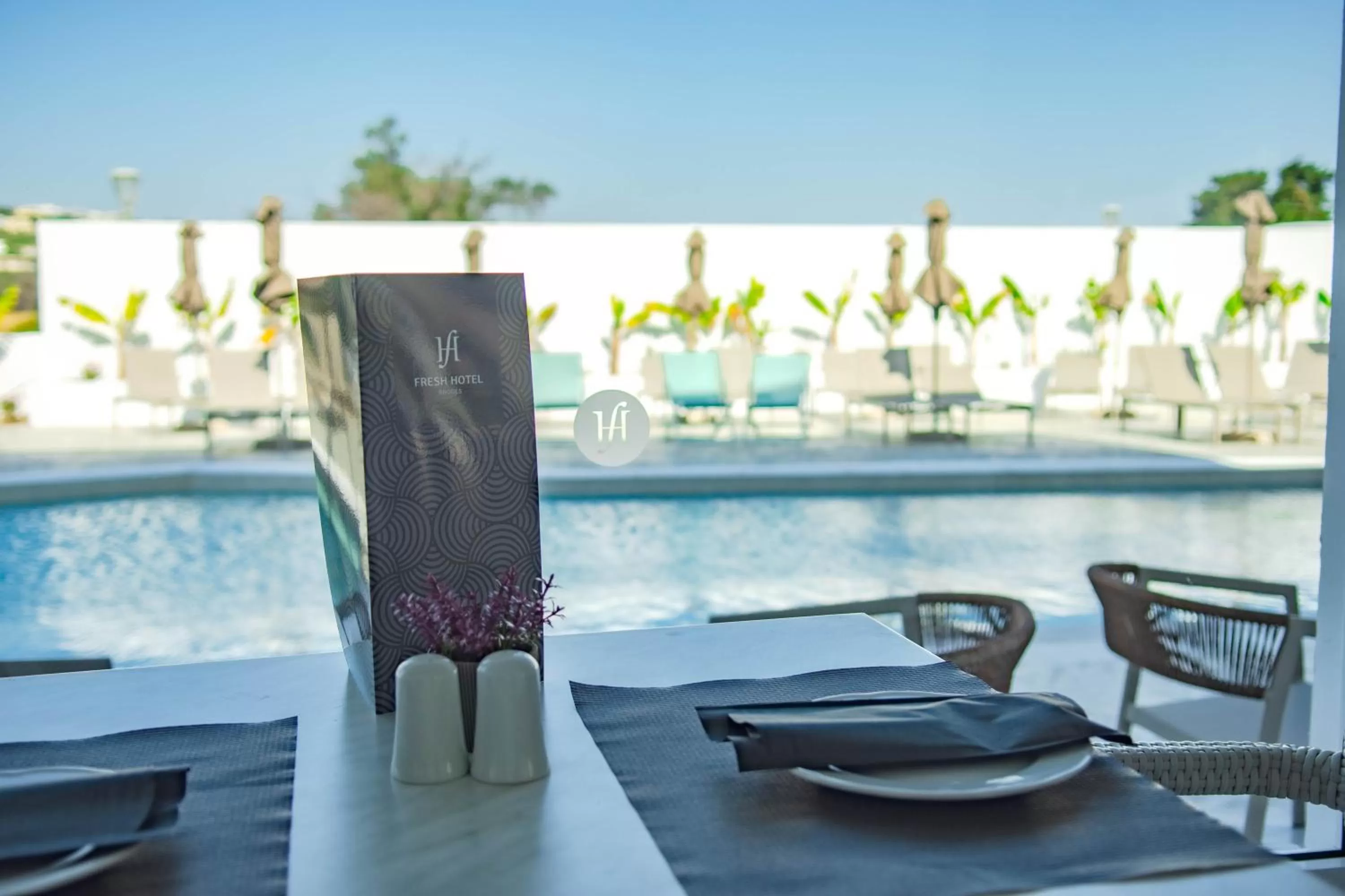 Swimming Pool in FRESH HOTEL FALIRAKI