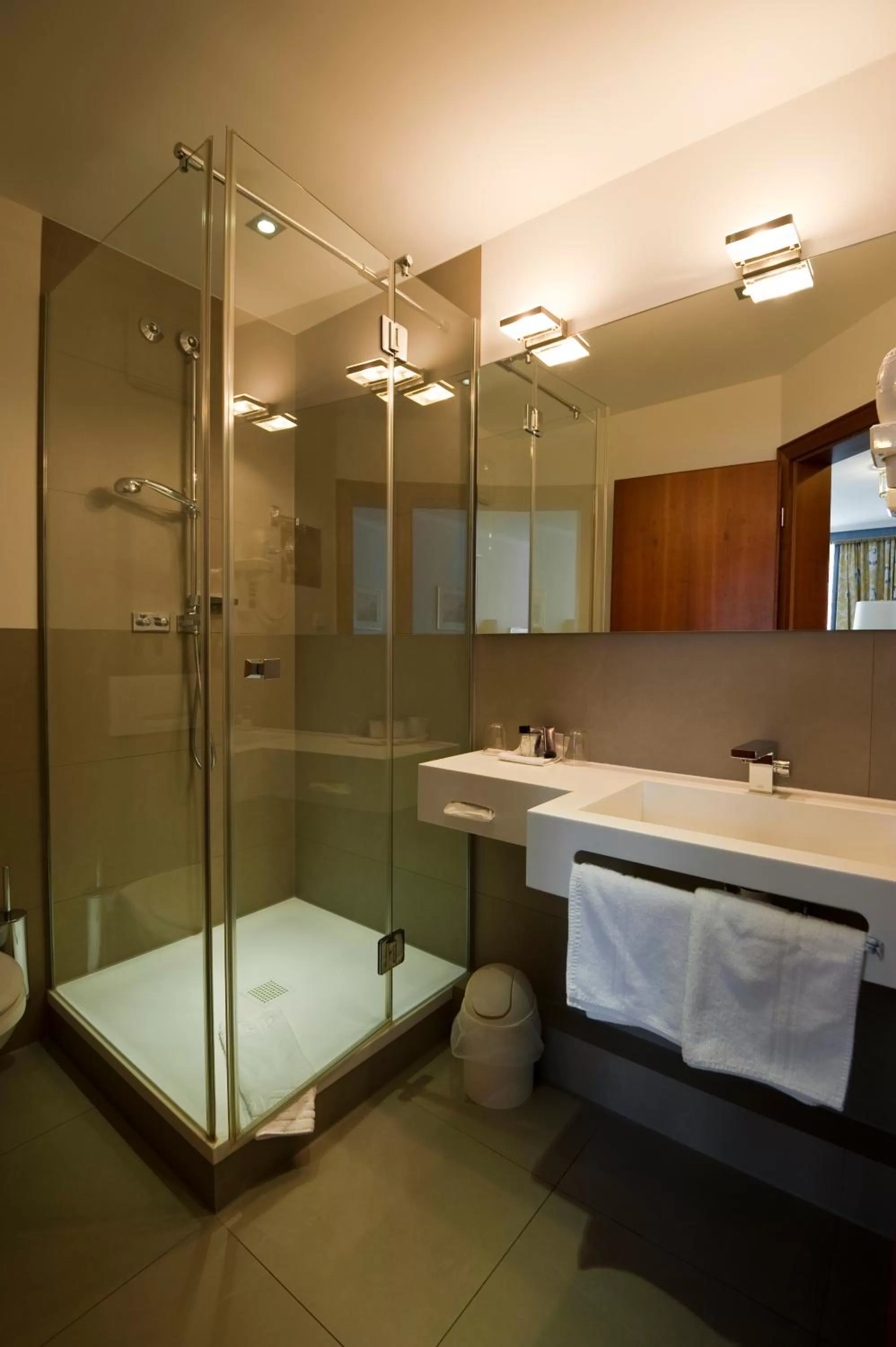 Shower in Hotel Lechnerhof Unterföhring