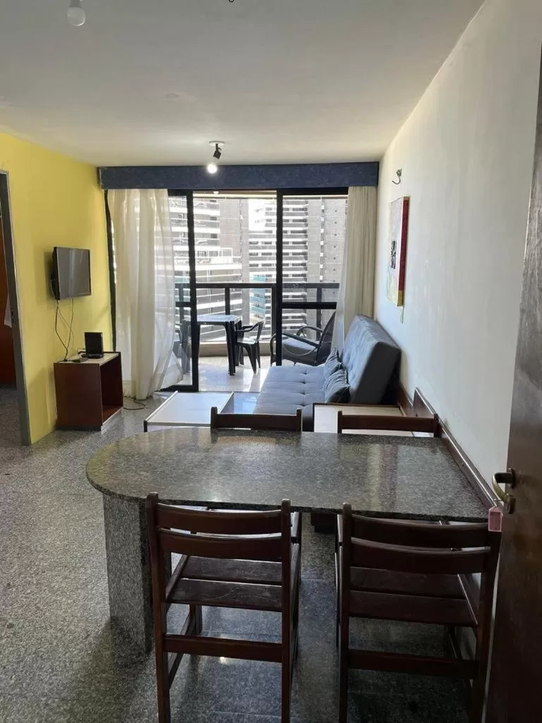 Double or Twin Room with View in Flat Atlântico Neto