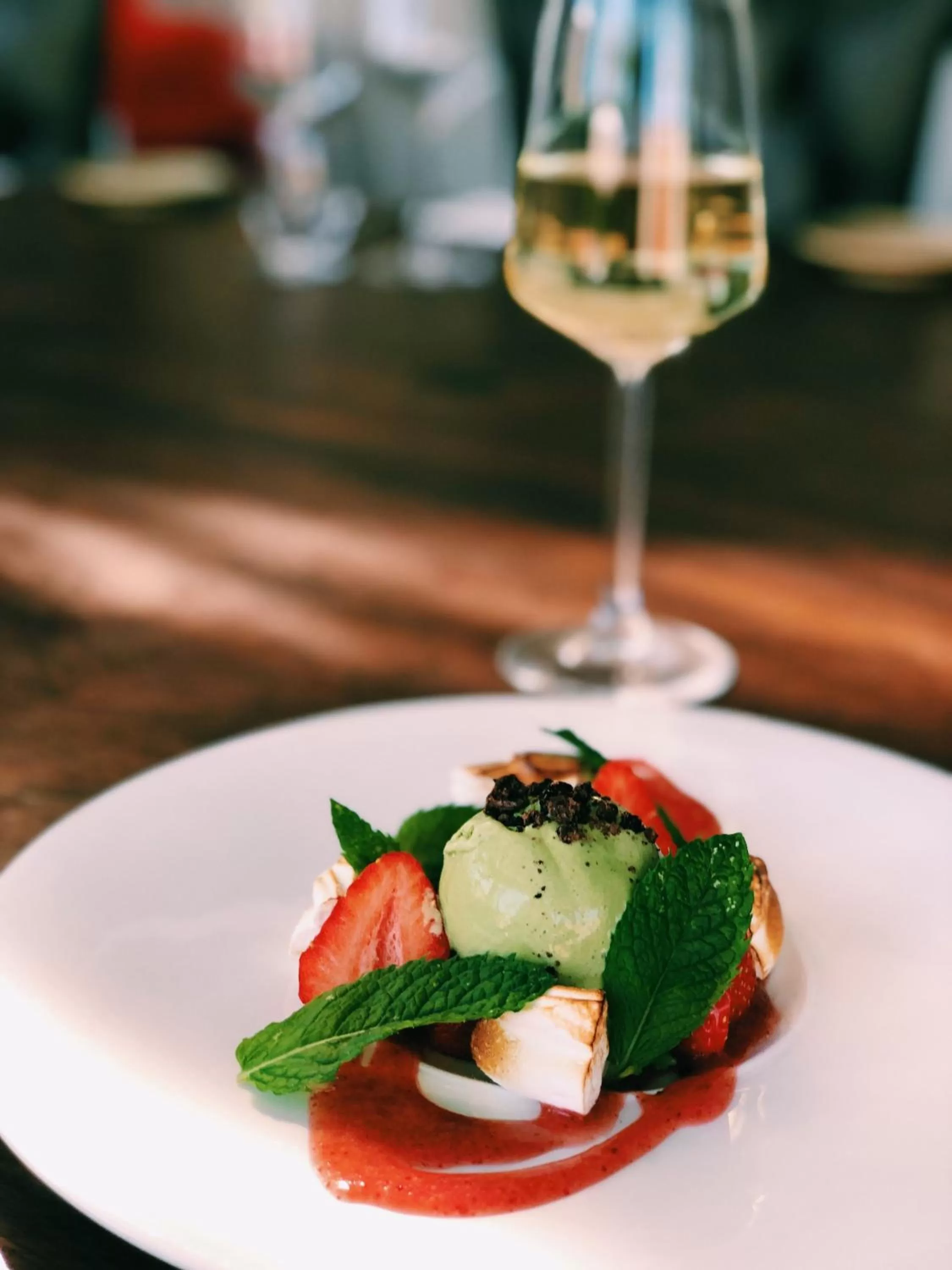 Food and drinks in The Inn On The Green