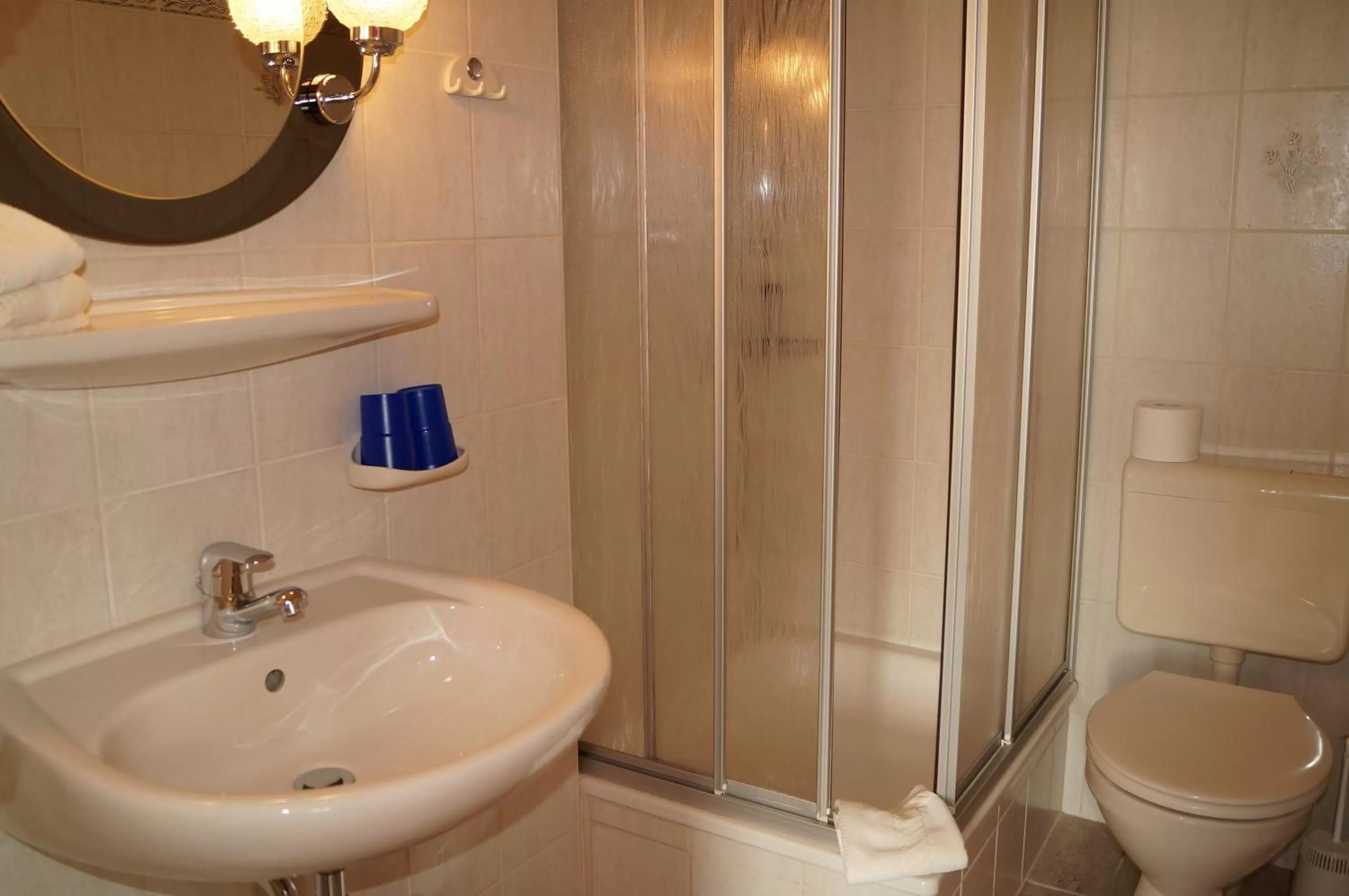 Bathroom in Braugasthof Papiermühle