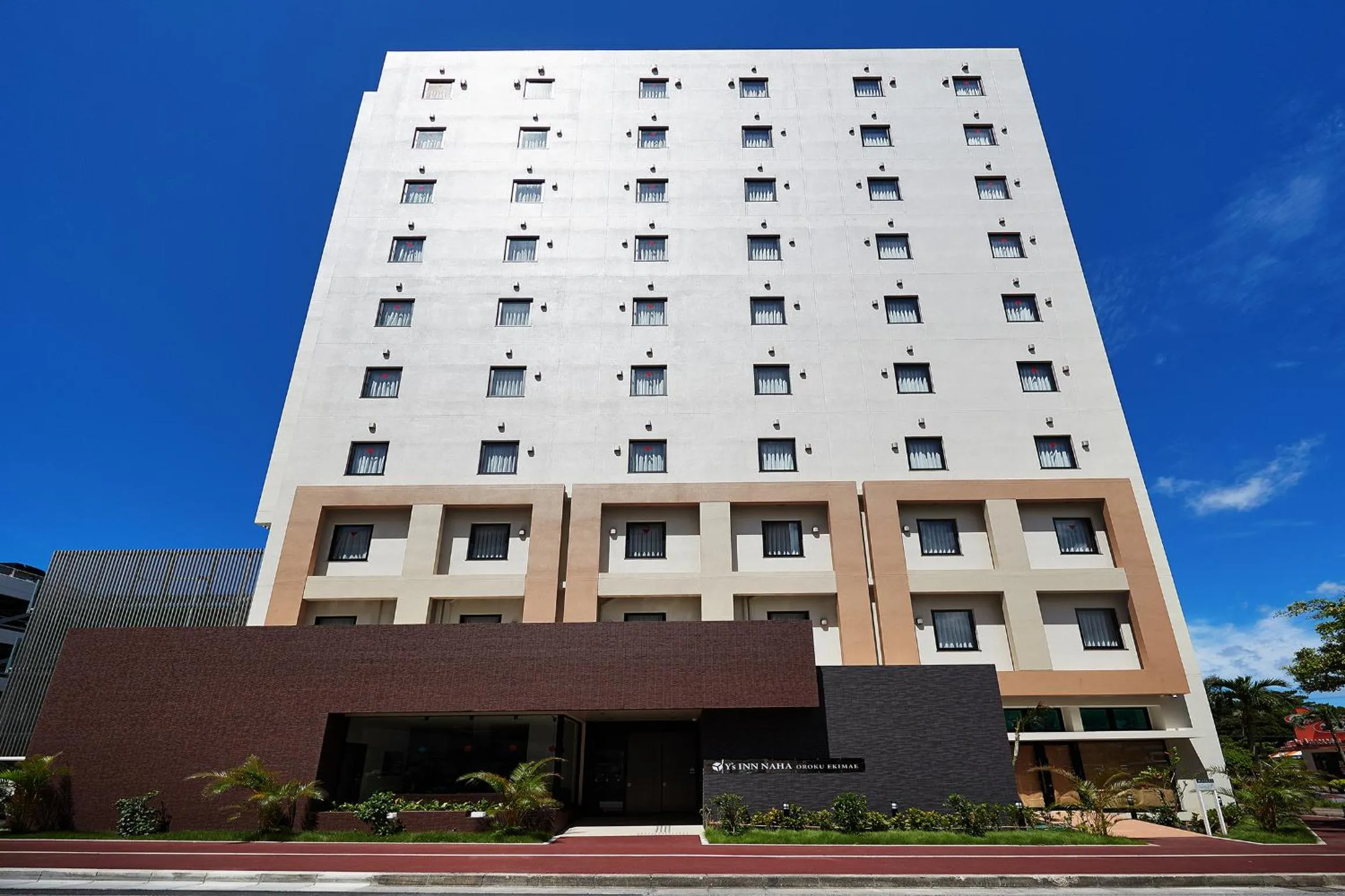 Facade/entrance in Y's Inn Naha Oroku Ekimae