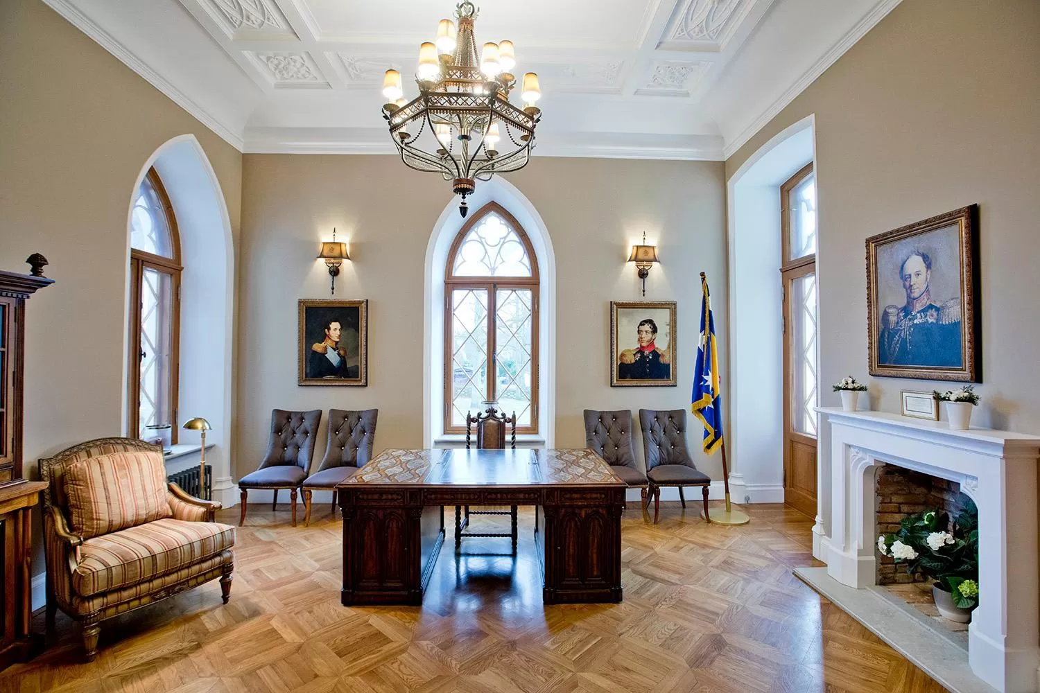 Seating area in Schloss Fall, Keila-Joa