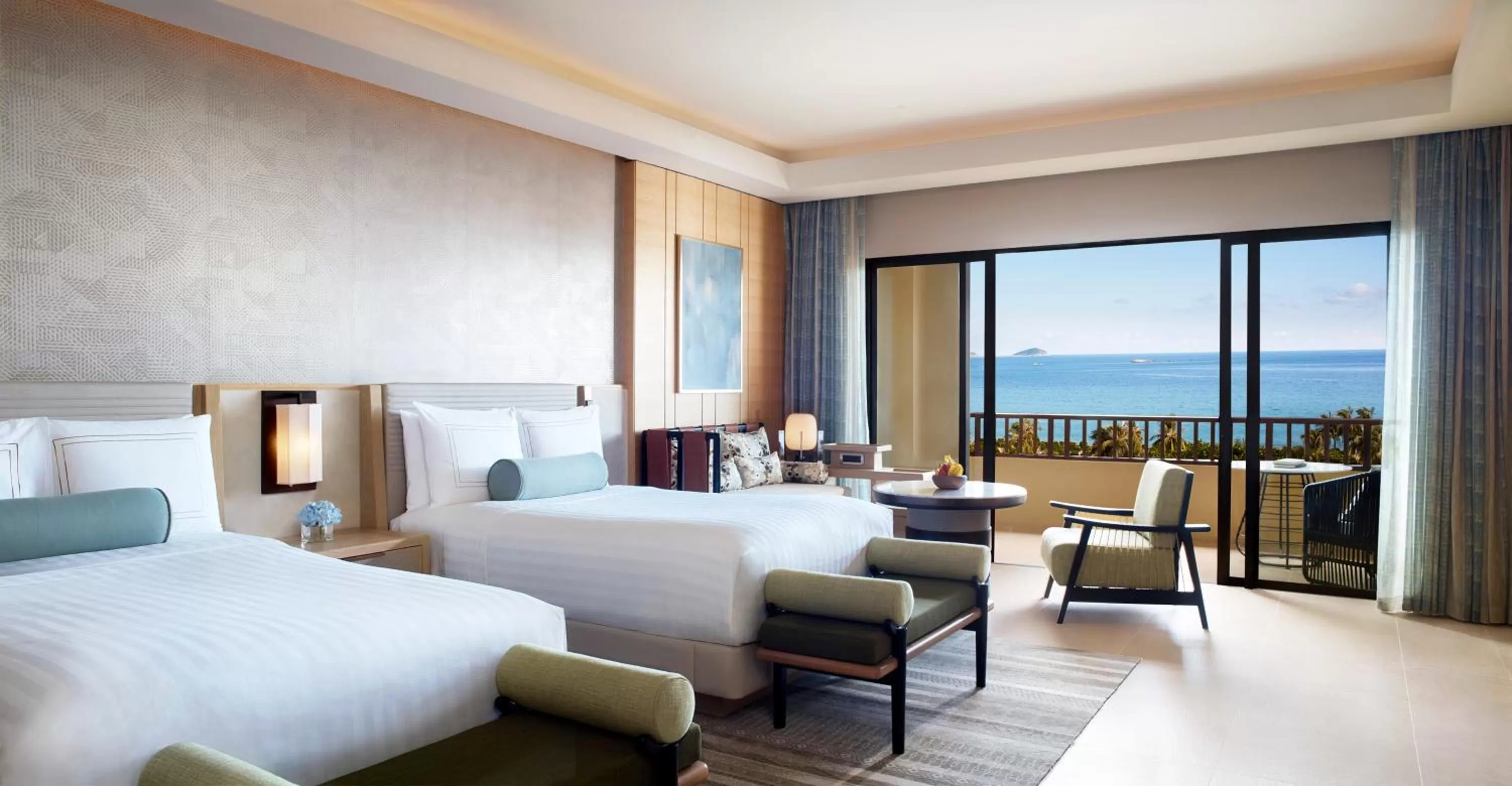 Photo of the whole room, Bed in The Ritz-Carlton Sanya, Yalong Bay