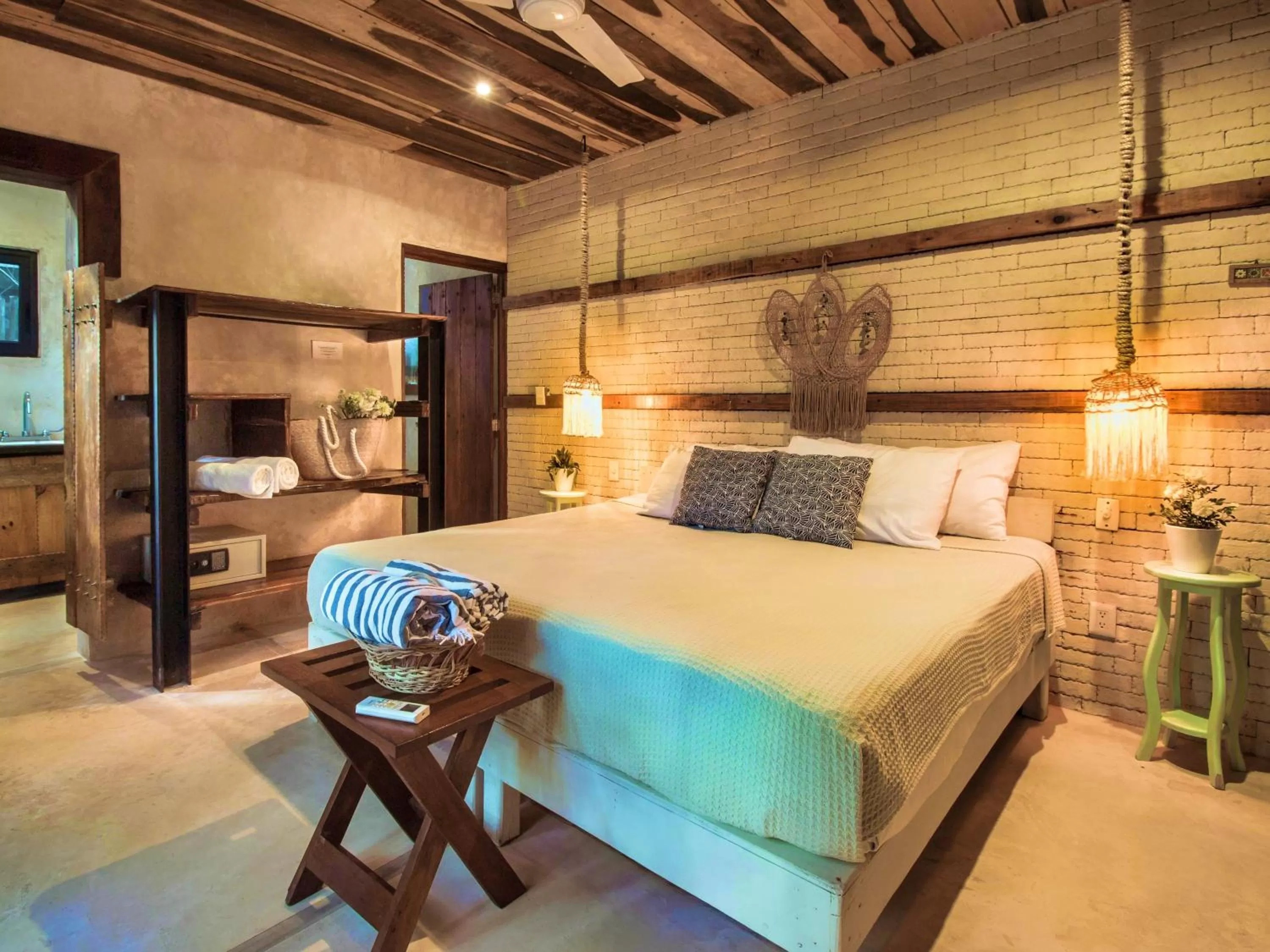 Bed in Suites Tulum