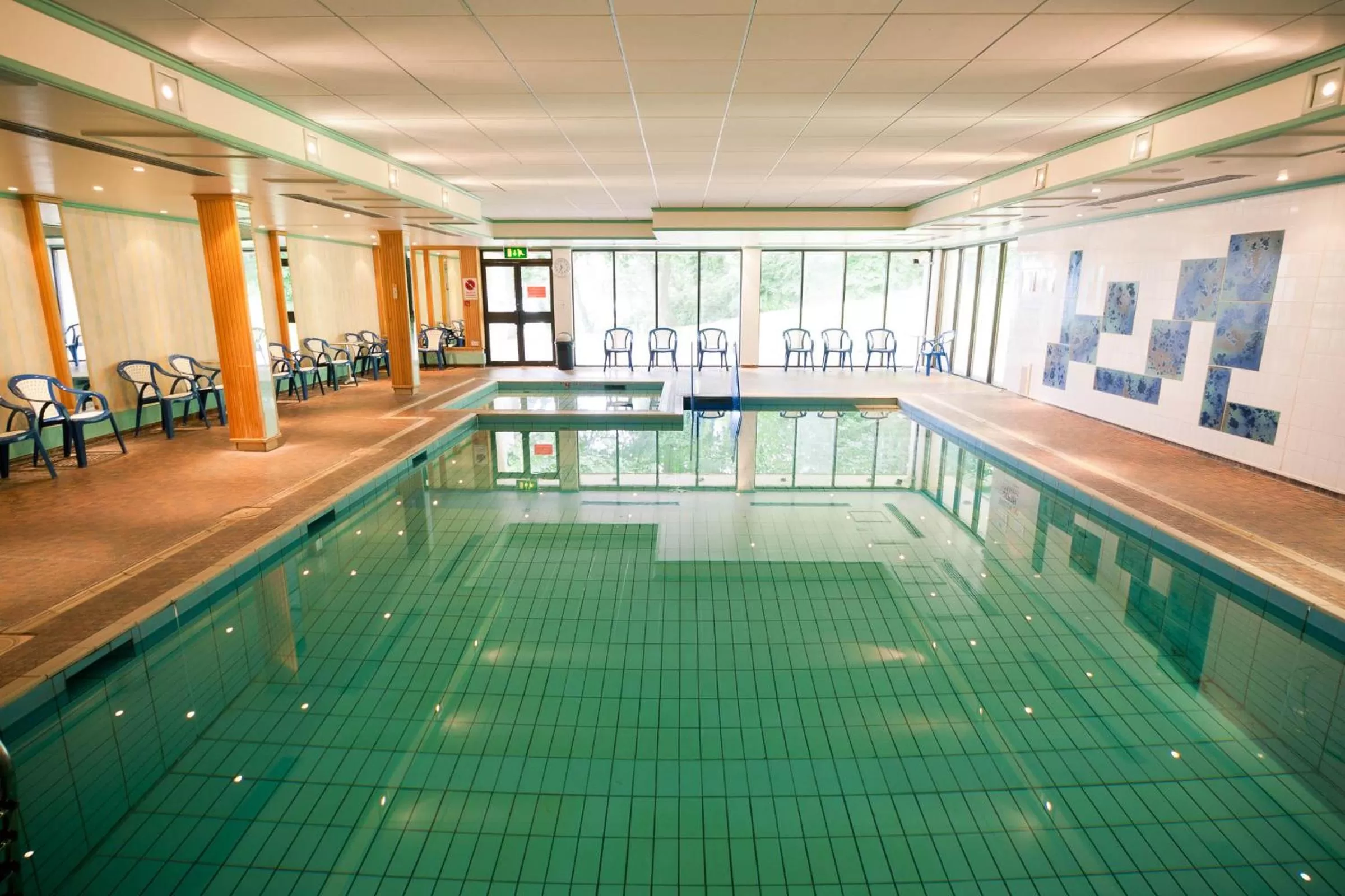 Swimming pool in Langstone Cliff Hotel