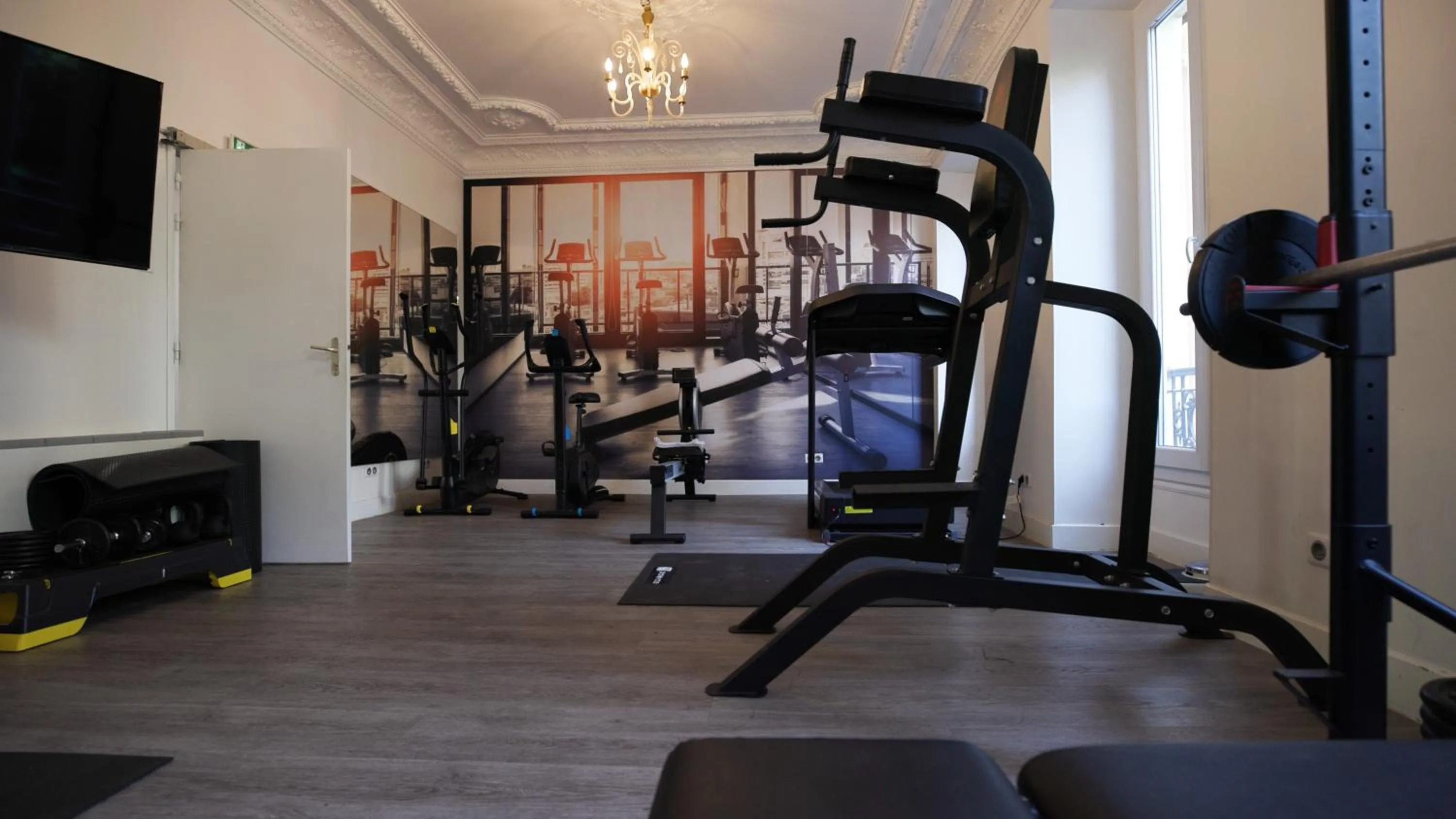 Fitness centre/facilities in Hotel Busby