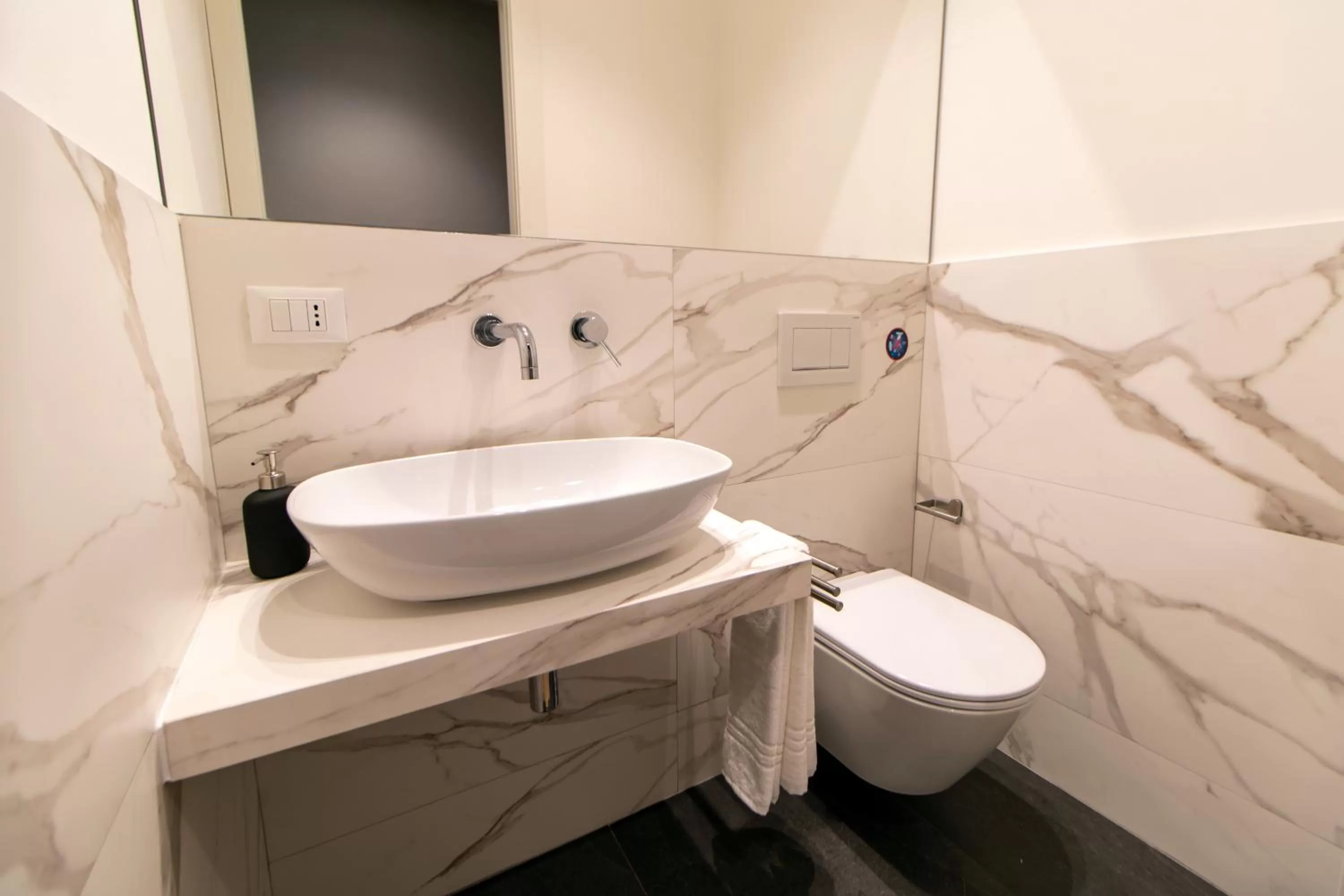 Toilet in Terrazza Sangiuliano