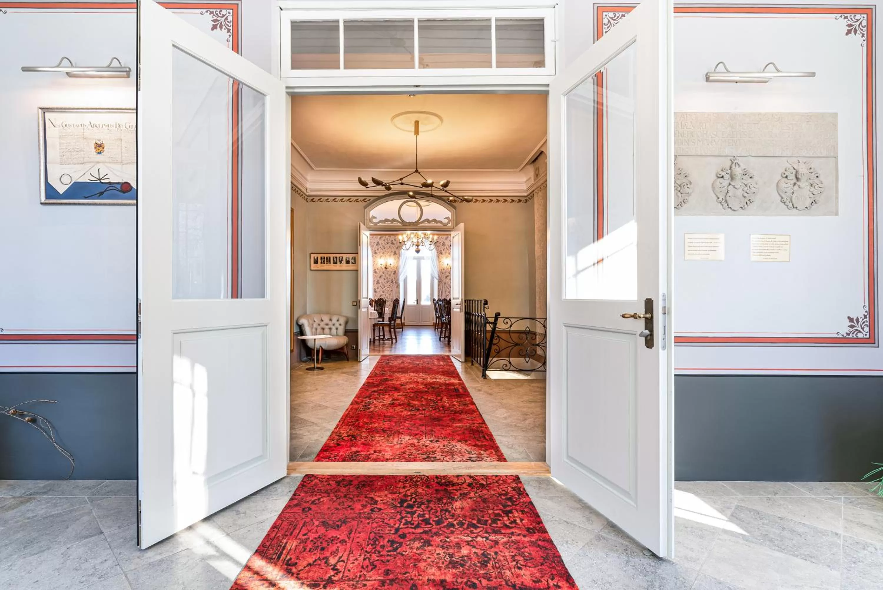 Facade/entrance in Padise Manor