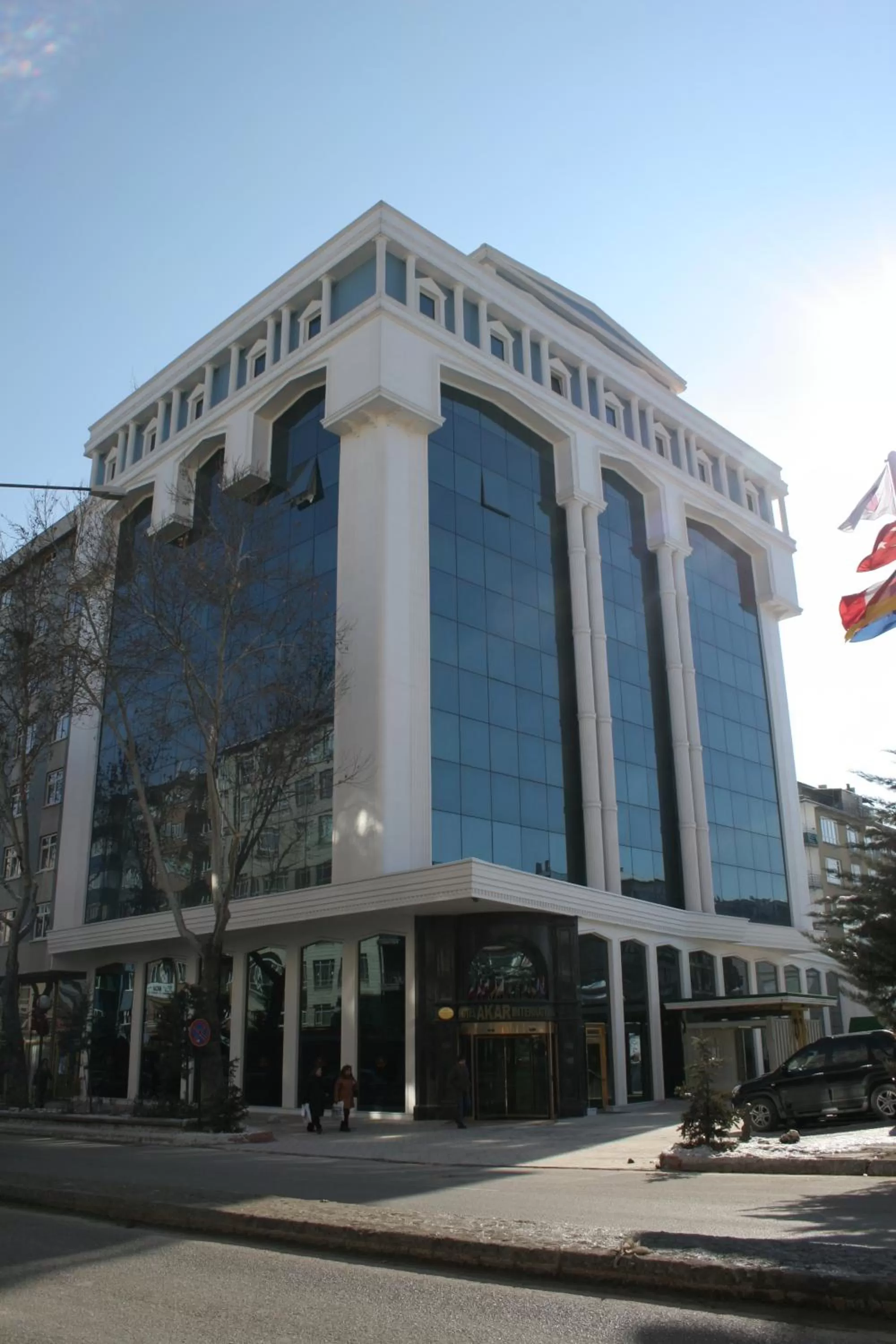 Facade/entrance in Akar International Hotel