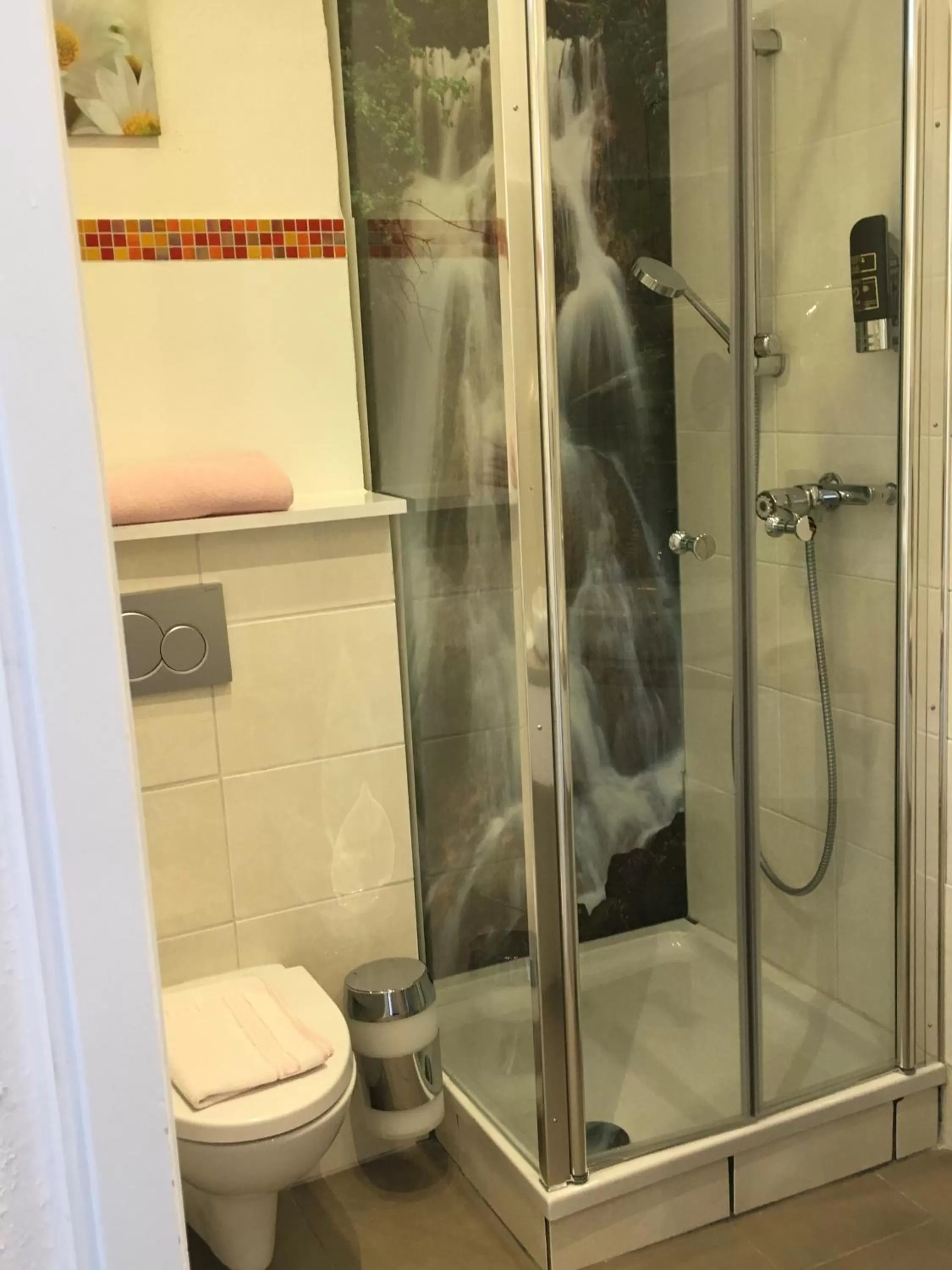 Decorative detail, Bathroom in Hotel Almrausch