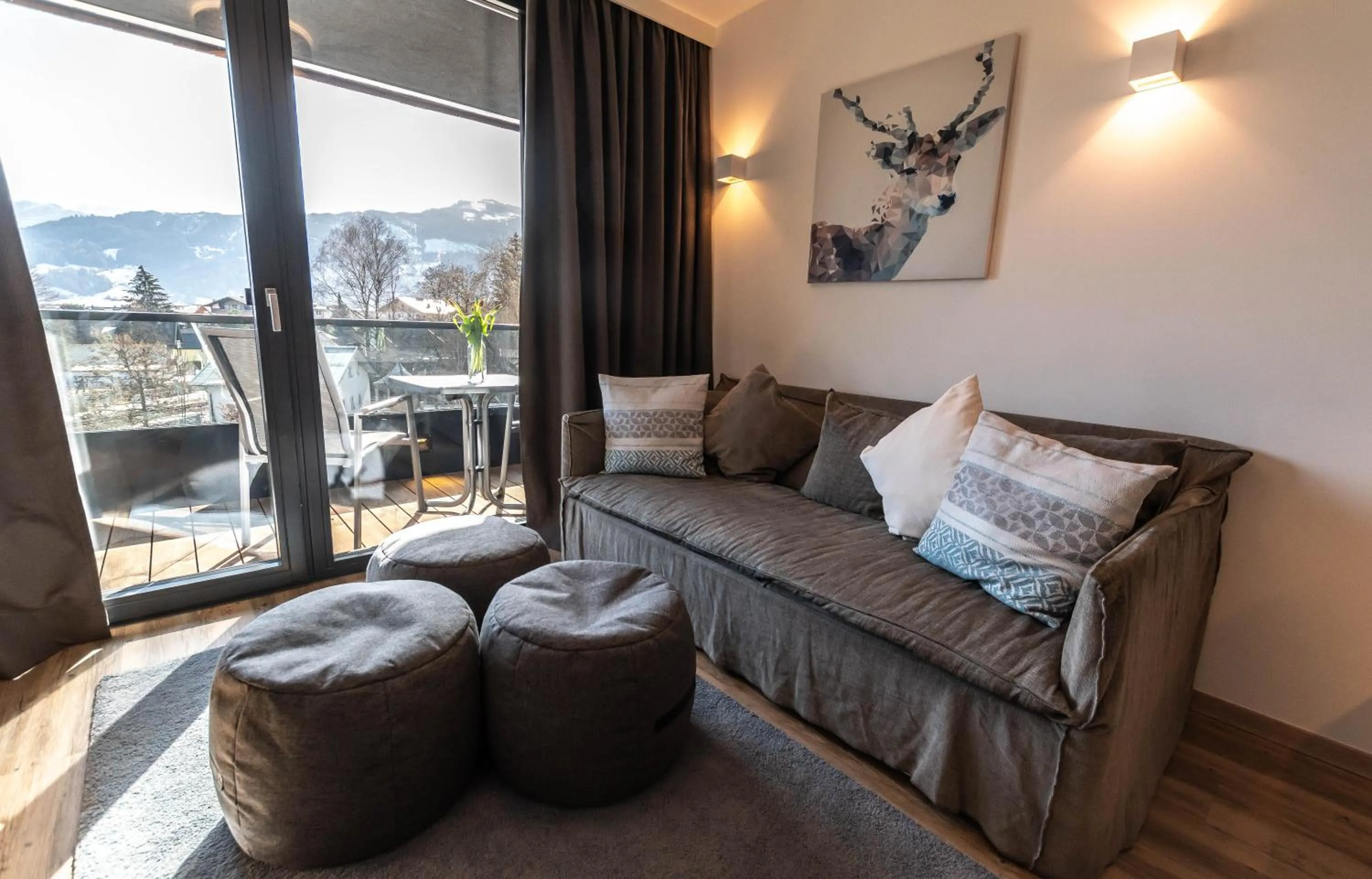 Living room, Seating Area in Schönblick Residence - Absolut Alpine Apartments