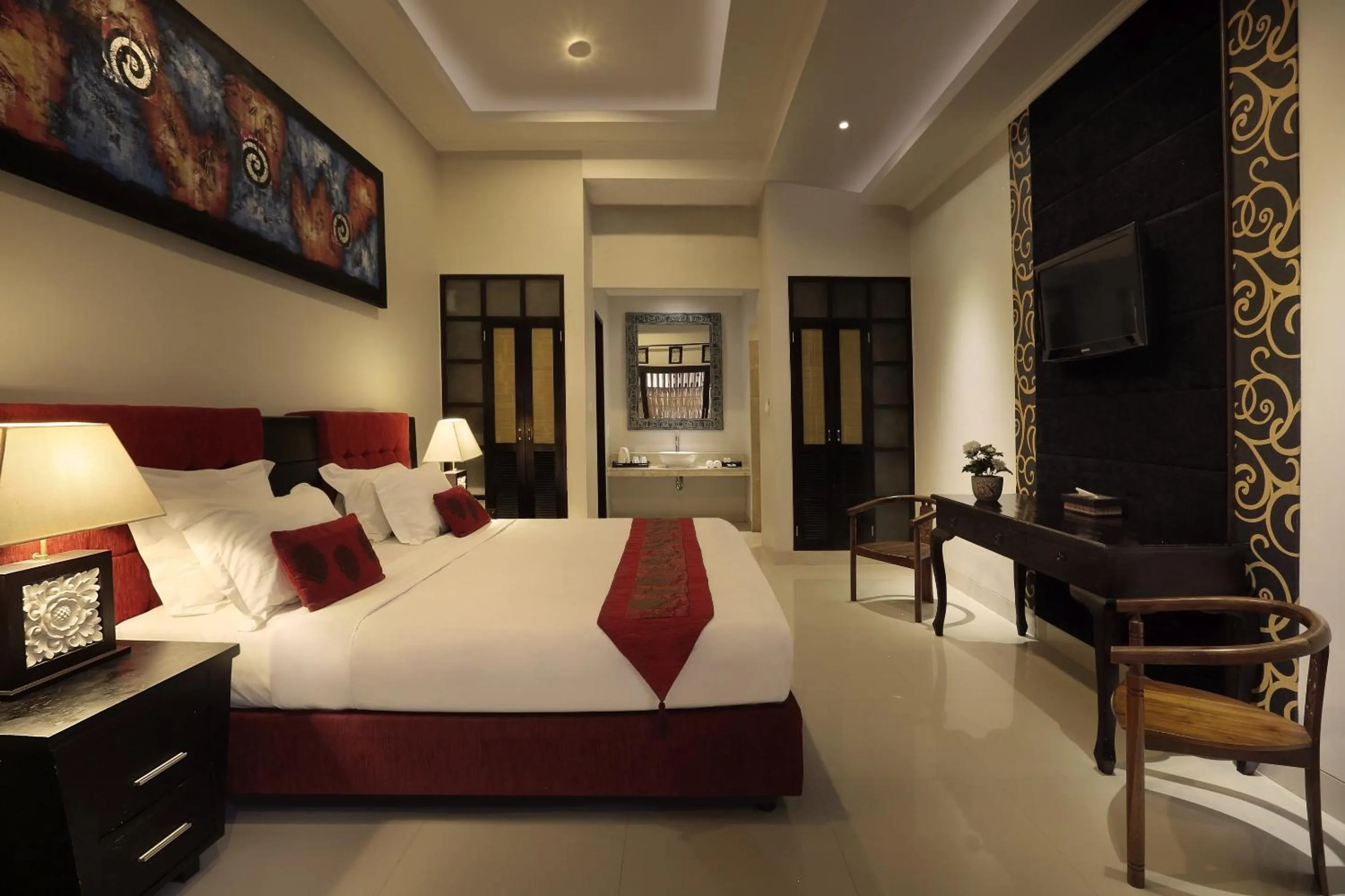 Bedroom, Bed in Vamana Resort - CHSE Certified