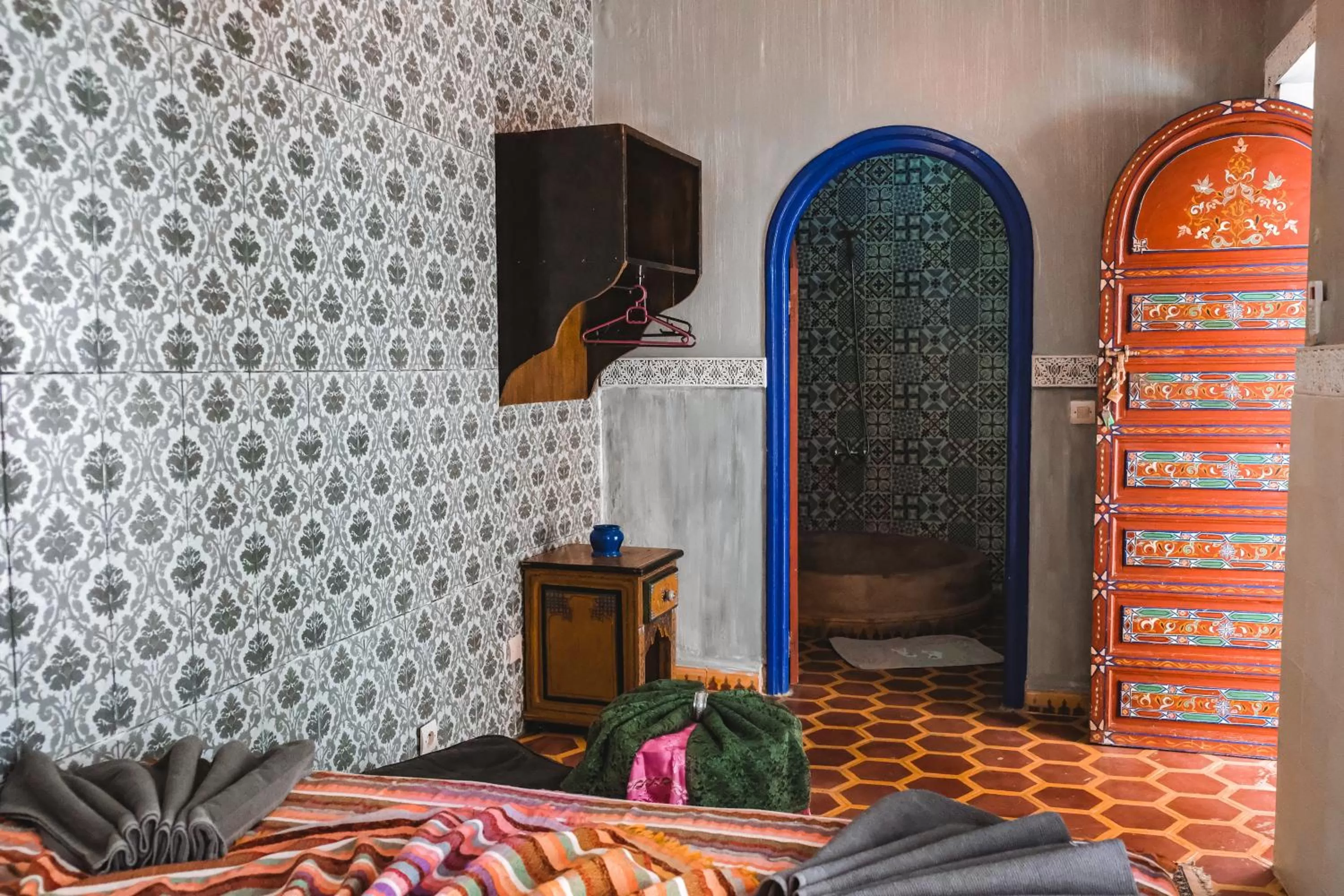 Bed in Héritage Lalla Aicha et SPA