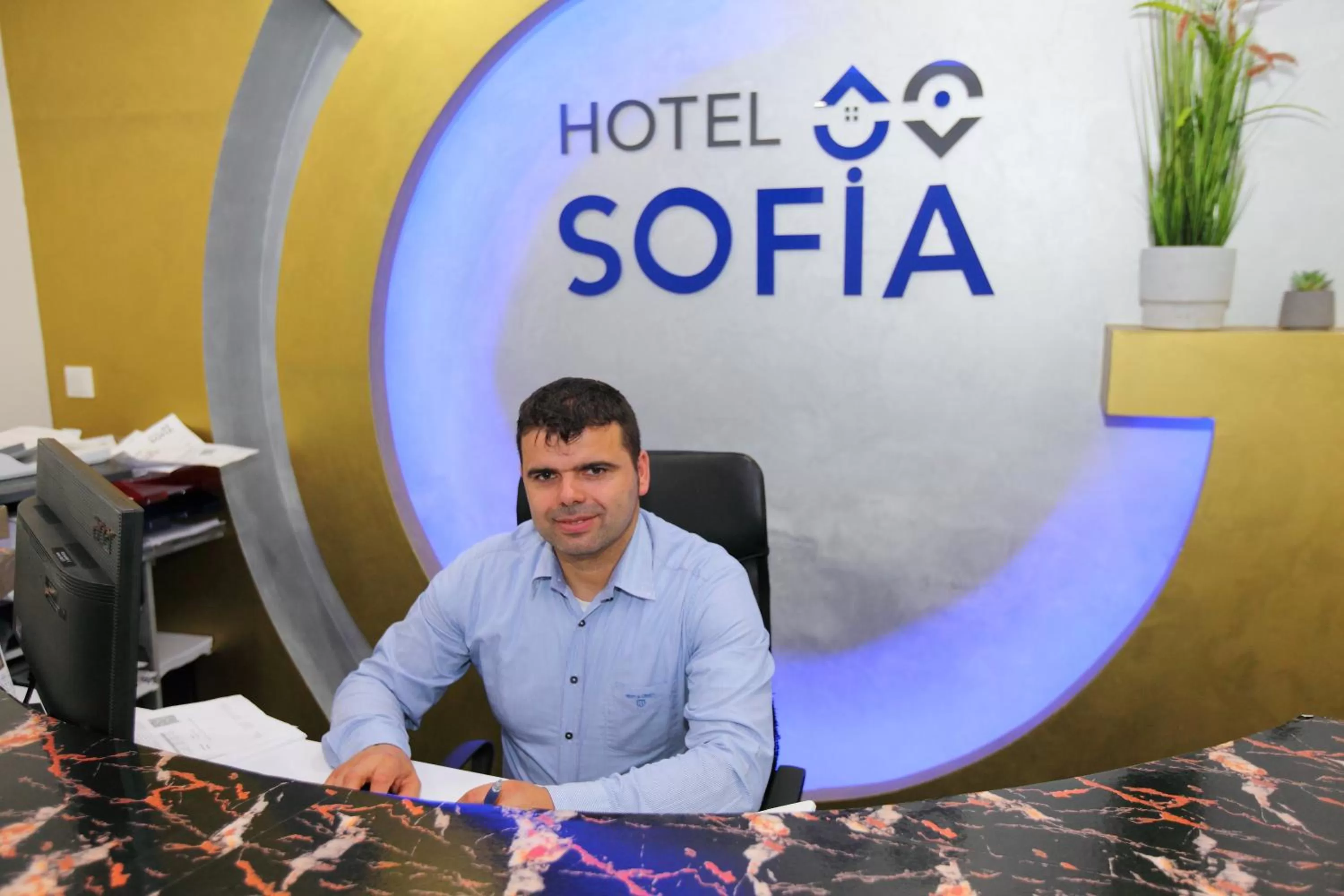 Lobby or reception in Hotel Sofia