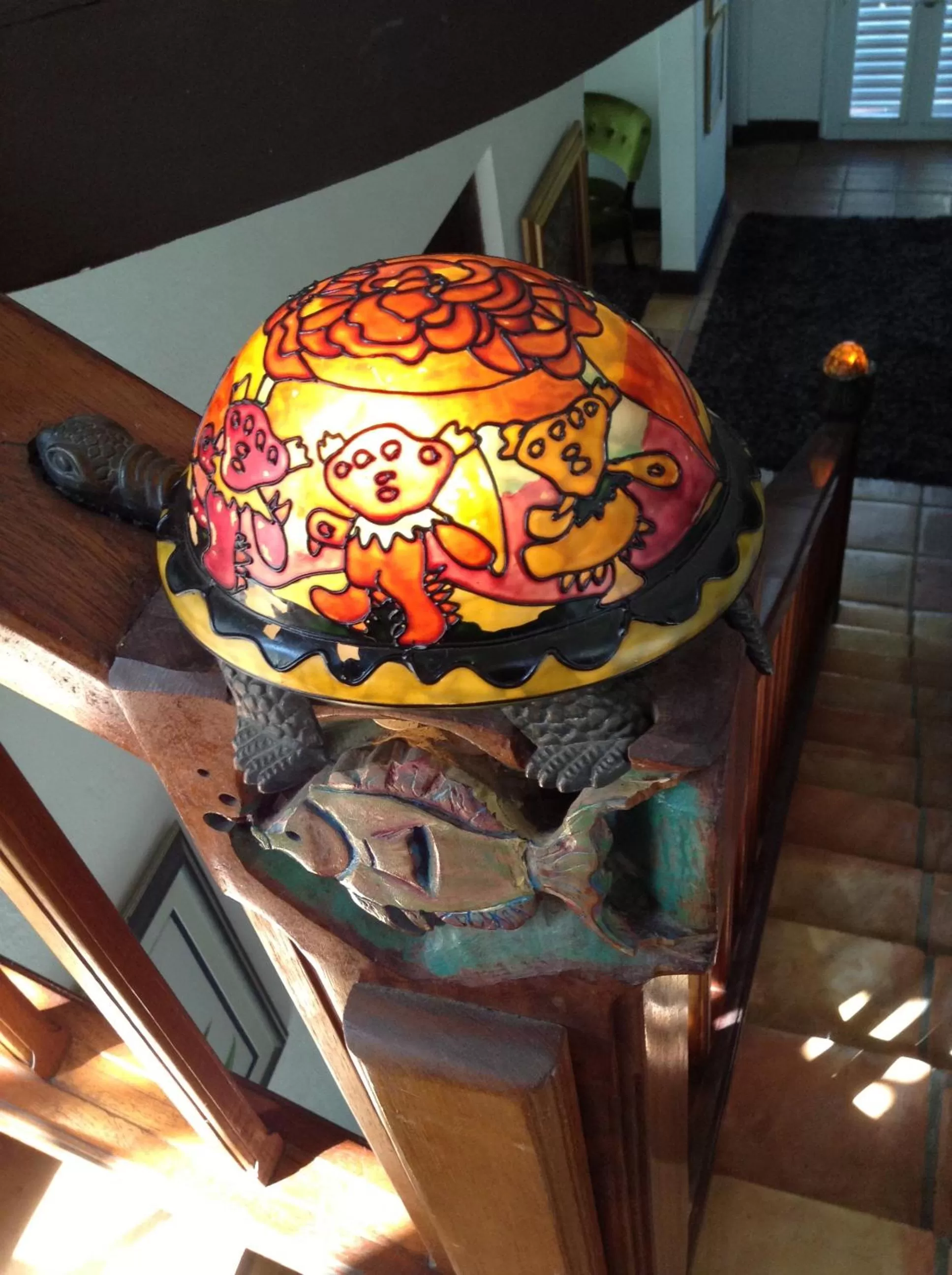 Decorative detail in At Wind Chimes Boutique Hotel