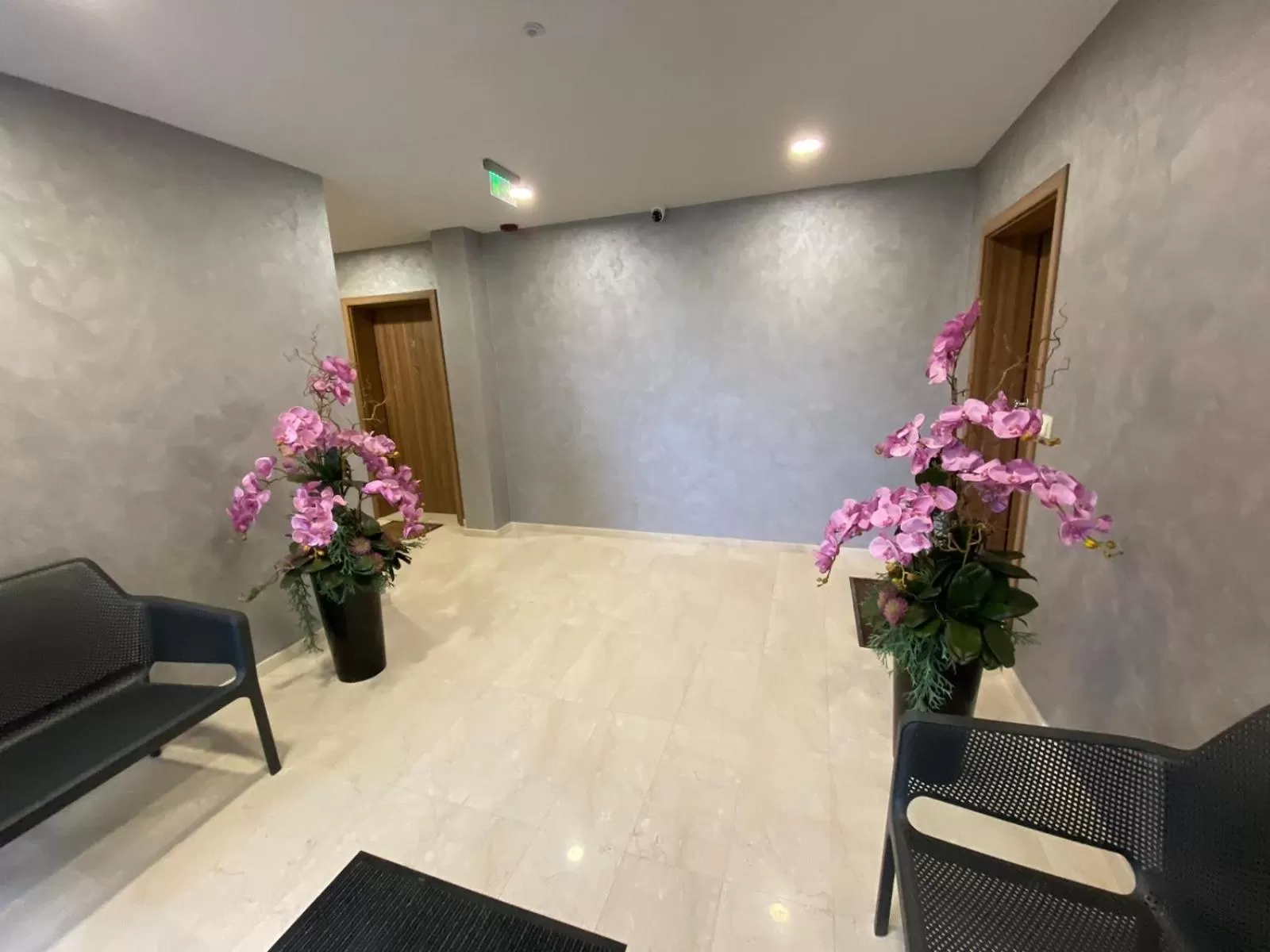 Seating area in 7th Sense boutique apartments