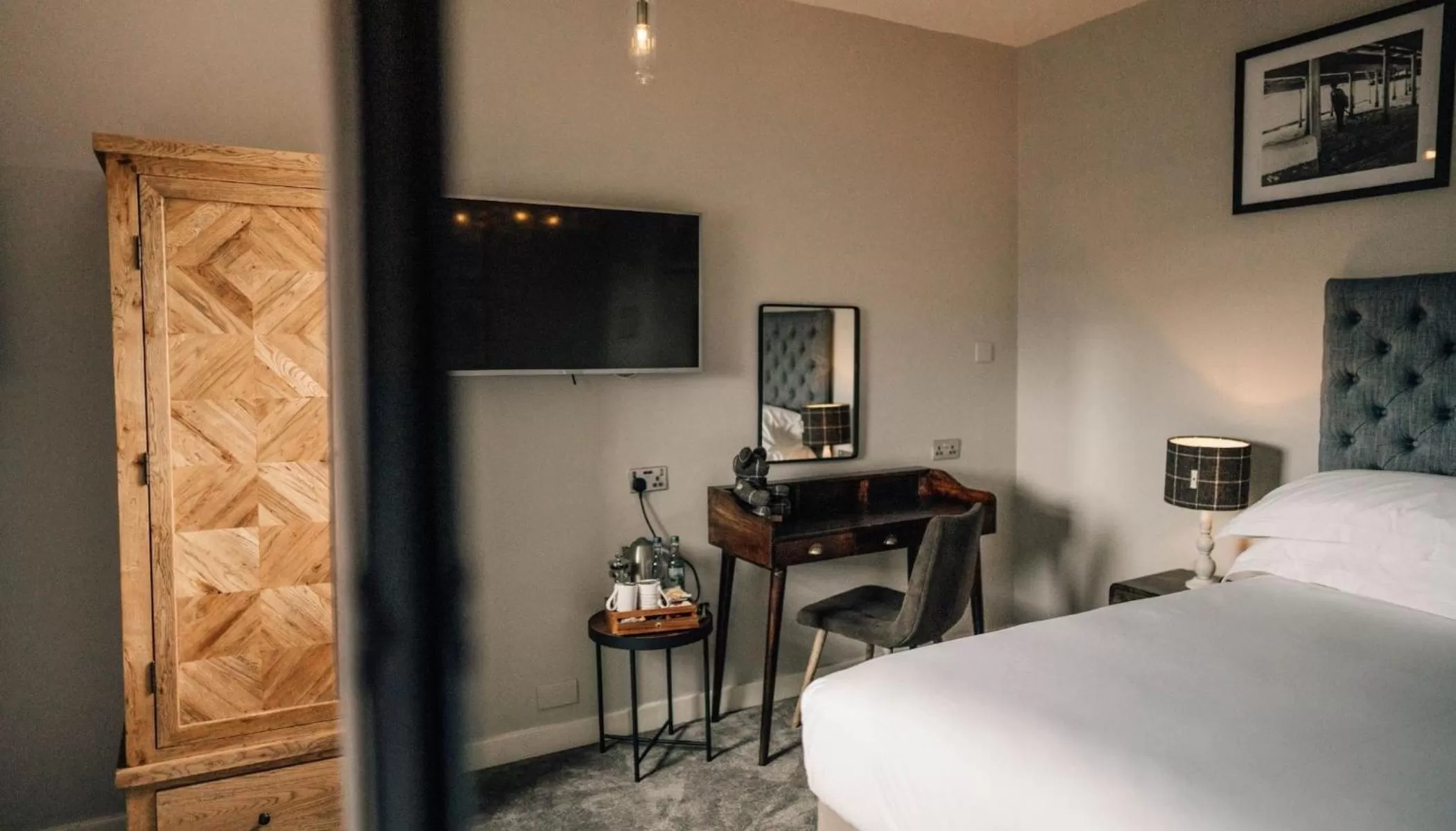 Bed in The Kirkwall Hotel