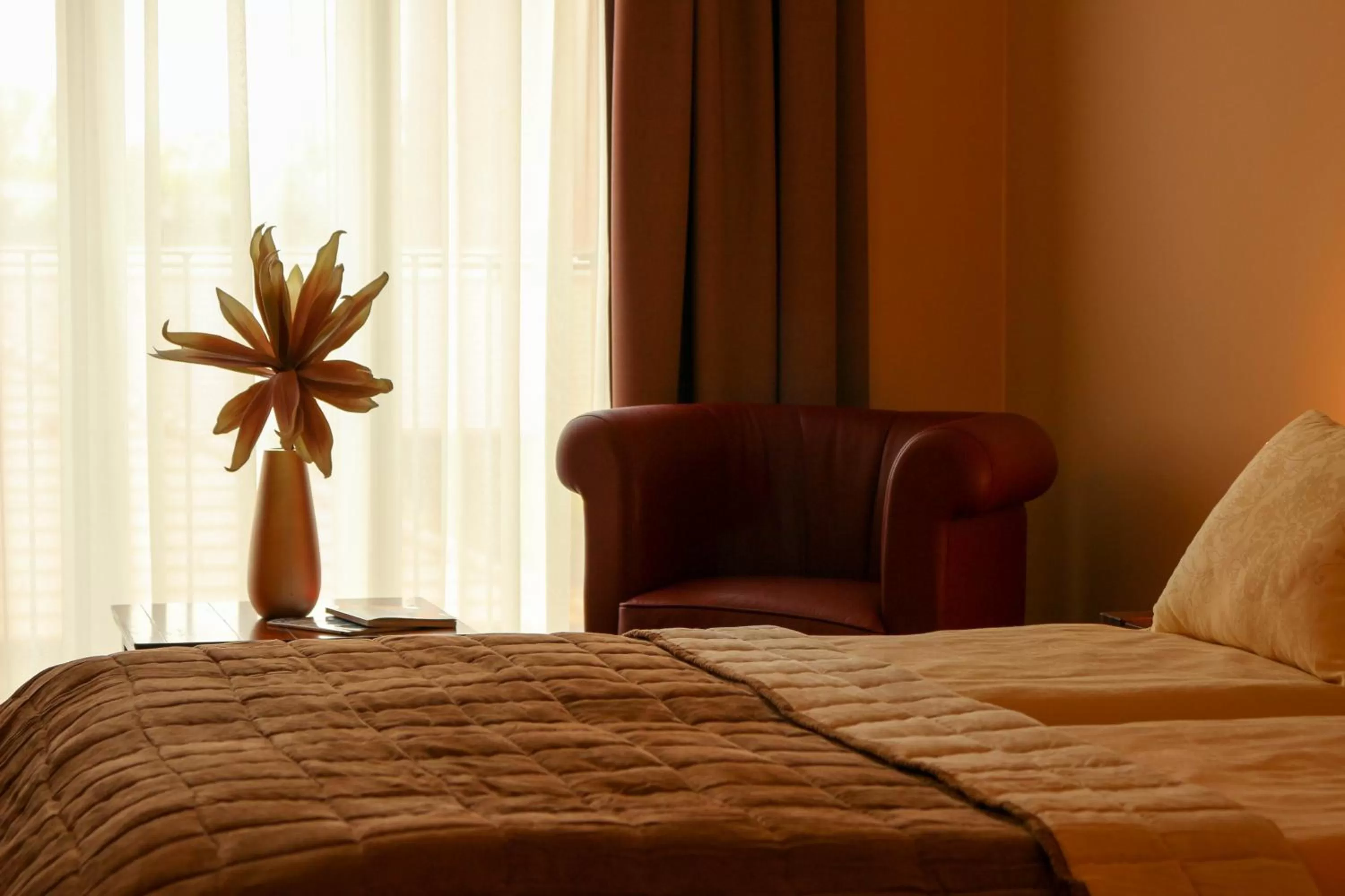 Photo of the whole room, Bed in Maya Panzio