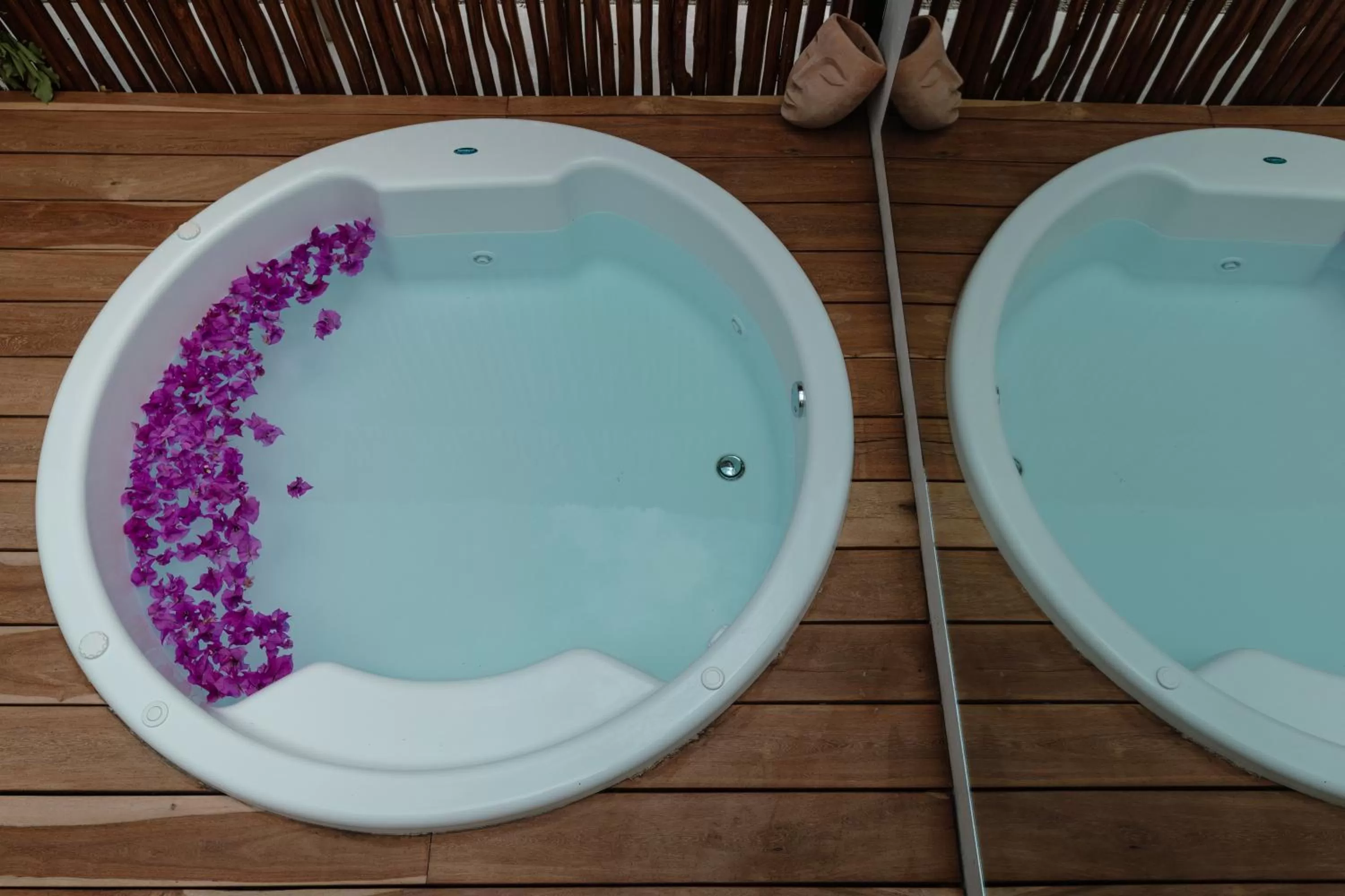 Hot Tub in AGAM Hotel Boutique Bacalar - Adults Only