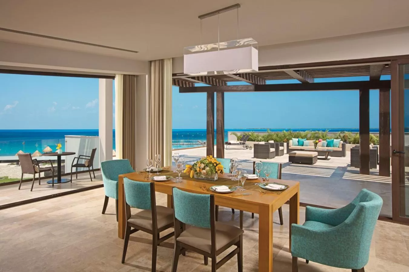 Dining area in Dreams Playa Mujeres Golf & Spa Resort - All Inclusive