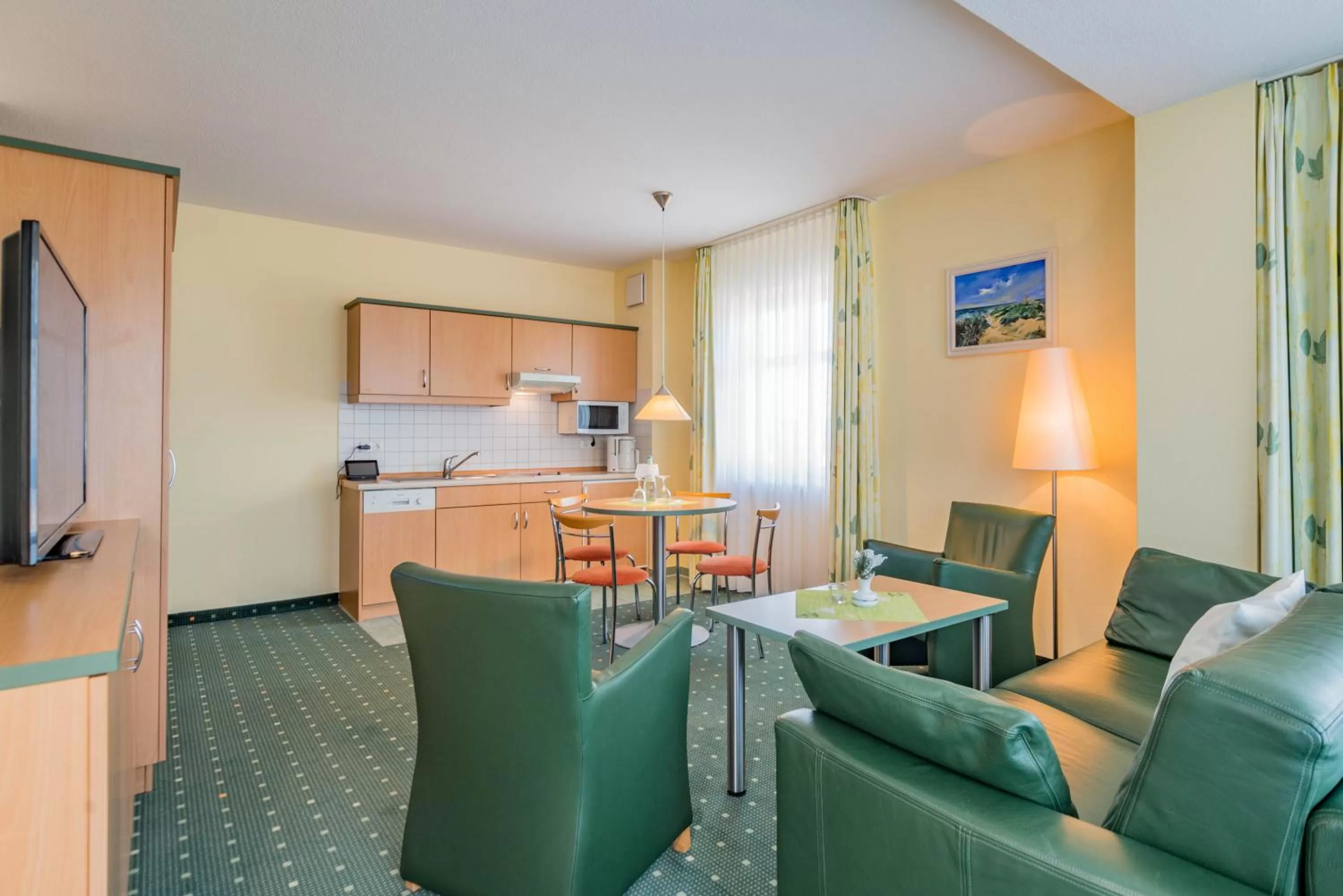 Living room in Am Weststrand Aparthotel Kühlungsborn