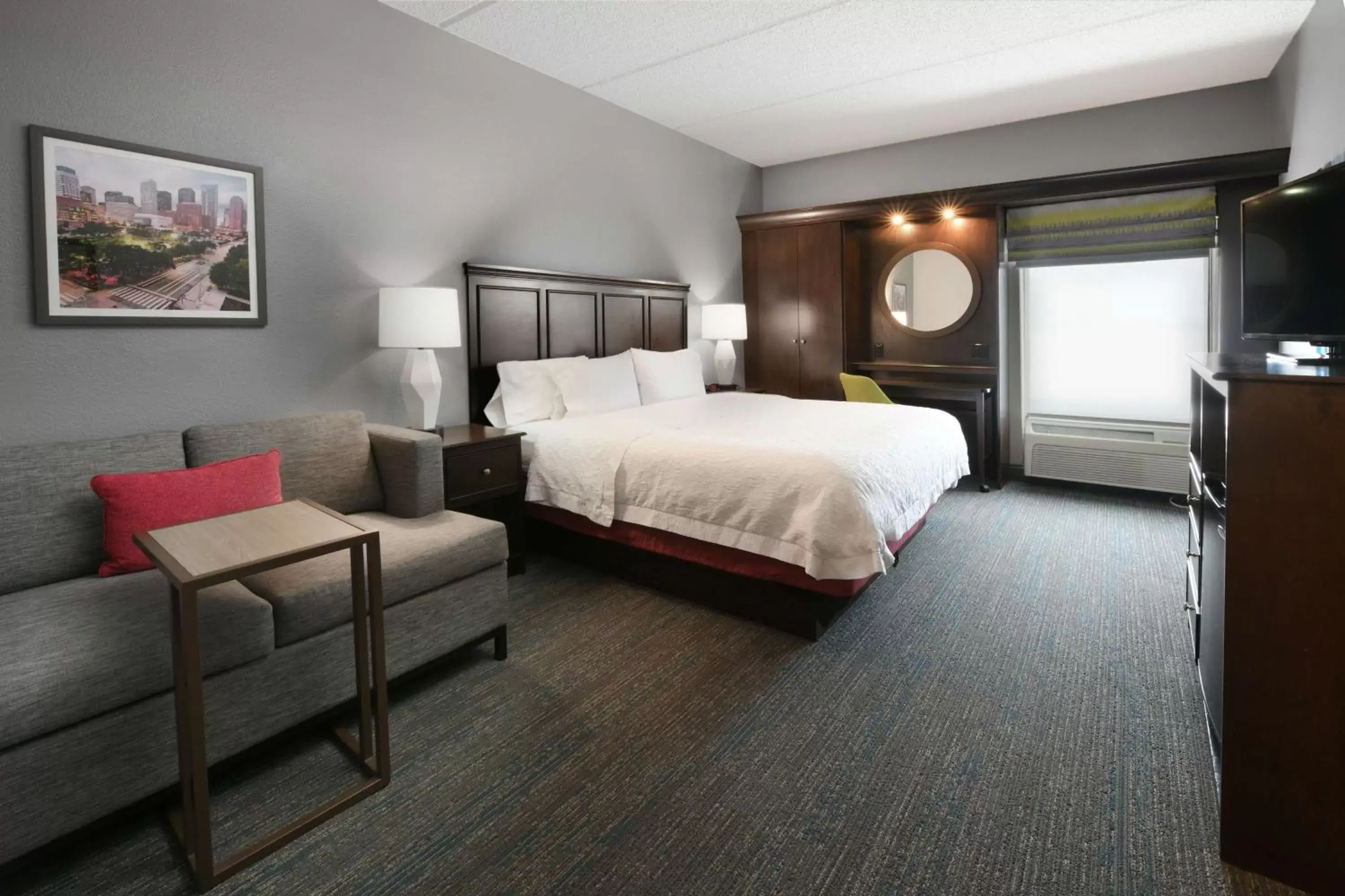 King Suite - Disability Access/Non-Smoking in Hampton Inn & Suites Houston-Medical Center-NRG Park King Suite - Disability Access/Non-Smoking in Hampton Inn & Suites Houston-Medical Center-NRG Park