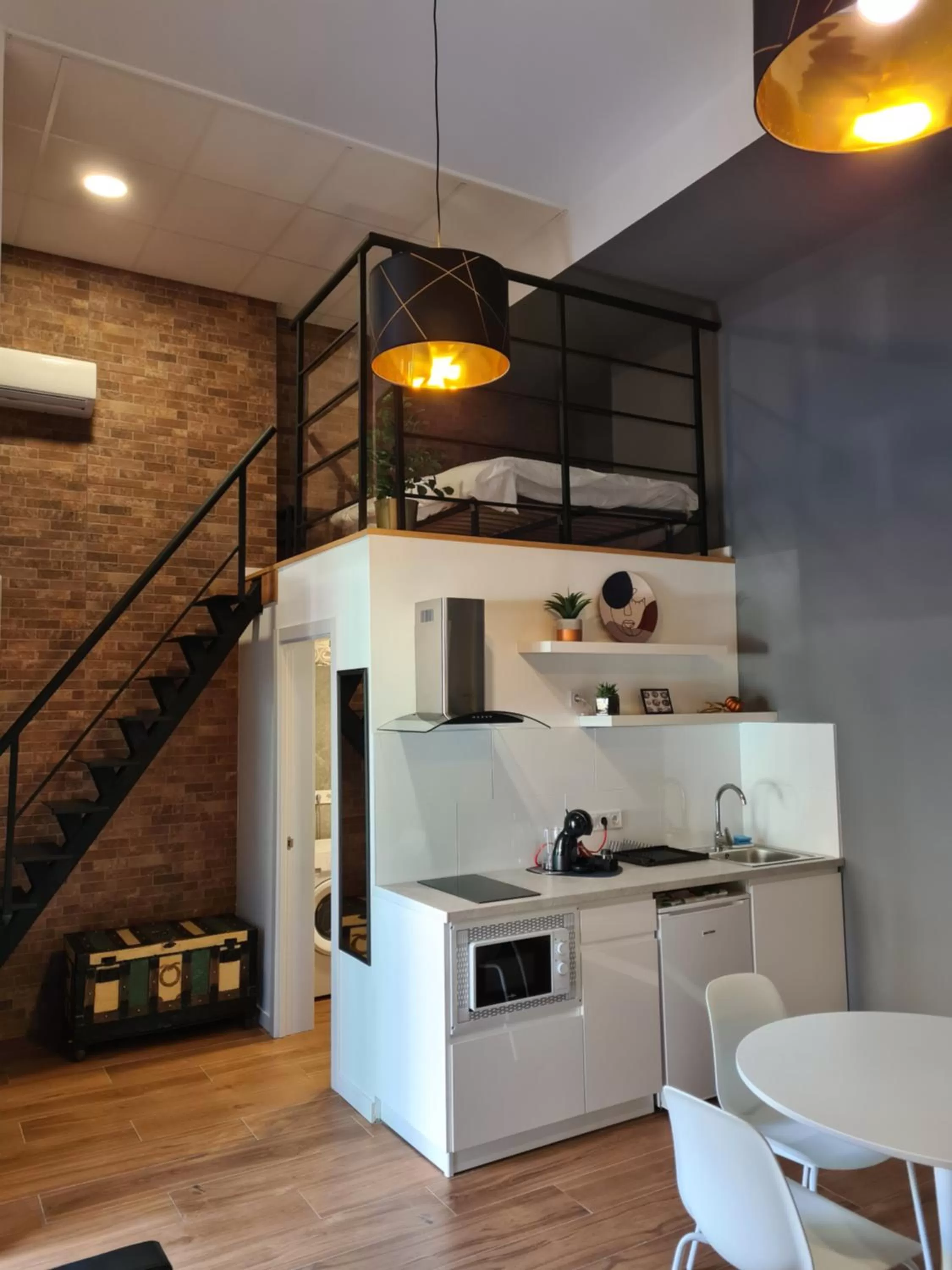 Kitchen or kitchenette in Hlius Brand New Apartments